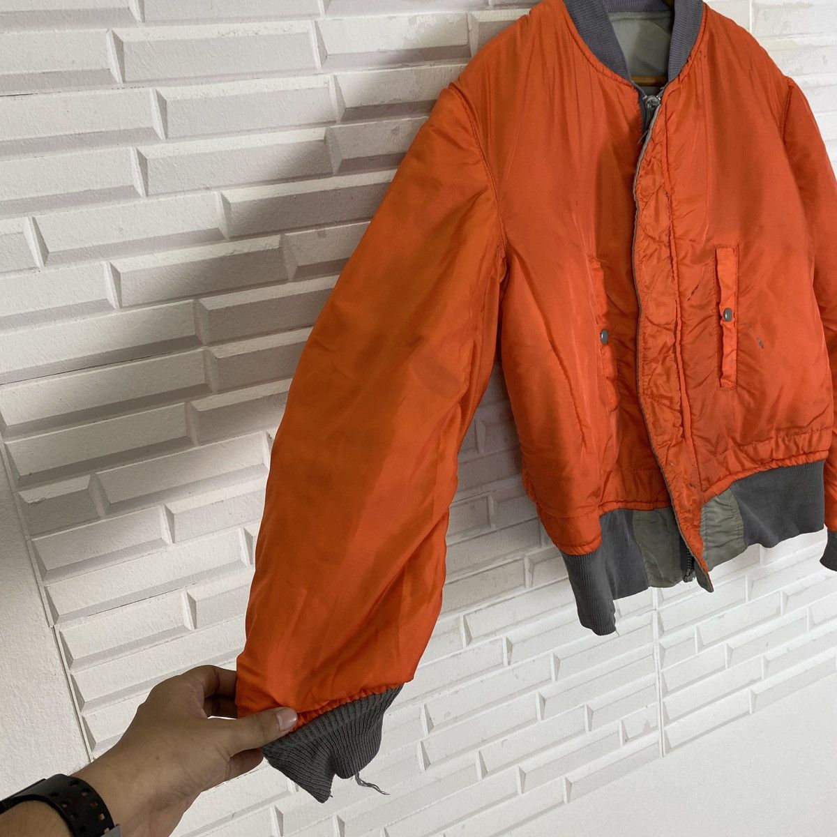Alpha Industries 🔥LAST PRICE🔥 Alpha USAF Type MA-1 Reversible Bomber Jacket Size US M / EU 48-50 / 2 - 18 Thumbnail