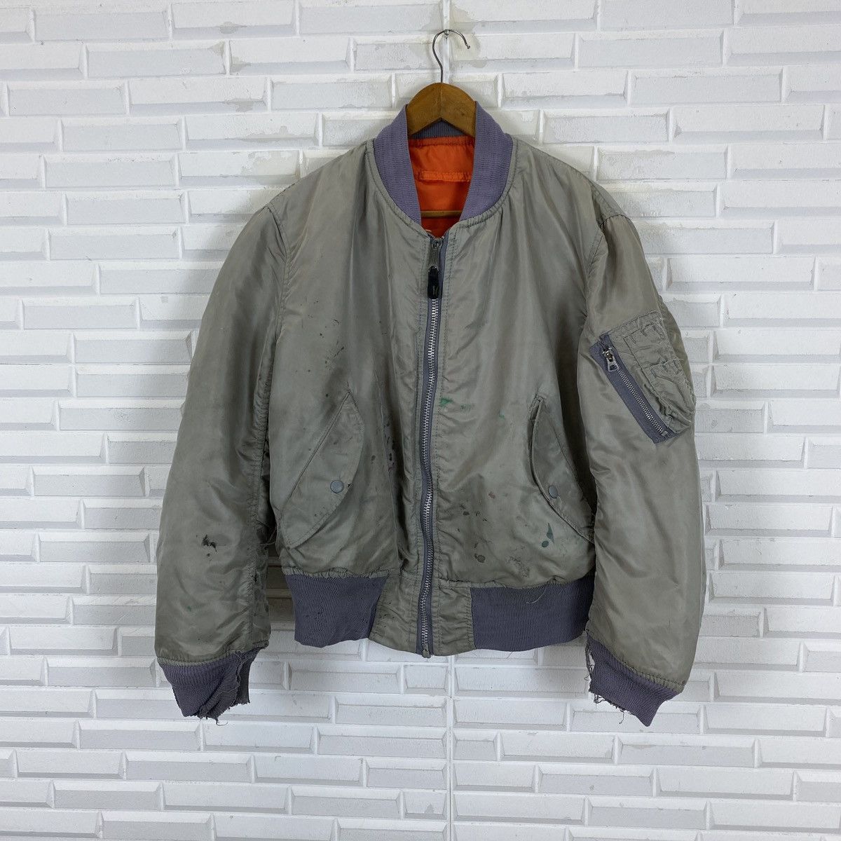 Alpha Industries 🔥LAST PRICE🔥 Alpha USAF Type MA-1 Reversible Bomber Jacket Size US M / EU 48-50 / 2 - 3 Thumbnail