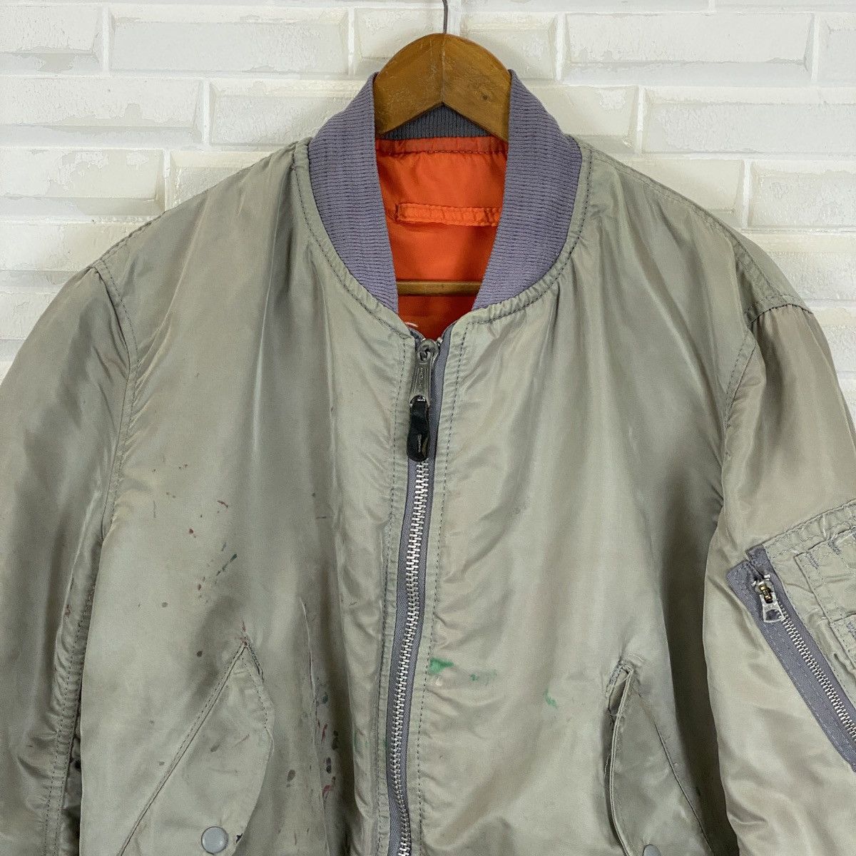 Alpha Industries 🔥LAST PRICE🔥 Alpha USAF Type MA-1 Reversible Bomber Jacket Size US M / EU 48-50 / 2 - 5 Thumbnail