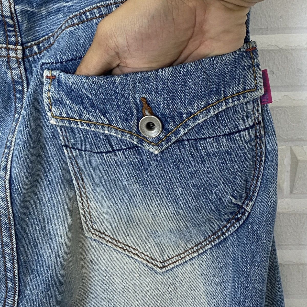Japanese Brand 🔥LAST PRICE🔥 Vintage Cube Sugar Workwear Denim 1989 Size US 28 / EU 44 - 13 Thumbnail