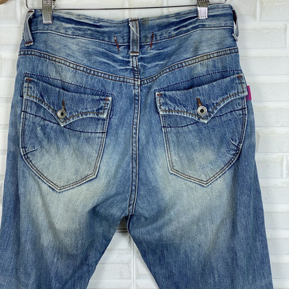 Japanese Brand 🔥LAST PRICE🔥 Vintage Cube Sugar Workwear Denim 1989 Size US 28 / EU 44 - 10 Thumbnail