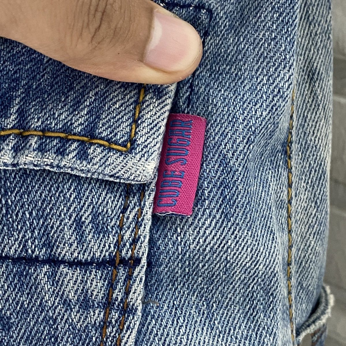 Japanese Brand 🔥LAST PRICE🔥 Vintage Cube Sugar Workwear Denim 1989 Size US 28 / EU 44 - 14 Thumbnail