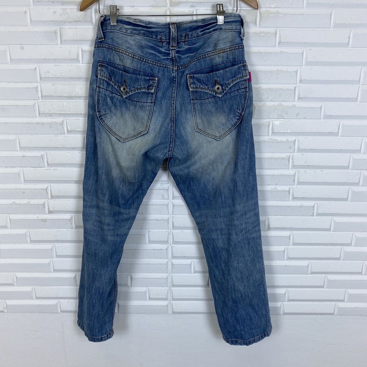 Japanese Brand 🔥LAST PRICE🔥 Vintage Cube Sugar Workwear Denim 1989 Size US 28 / EU 44 - 9 Thumbnail