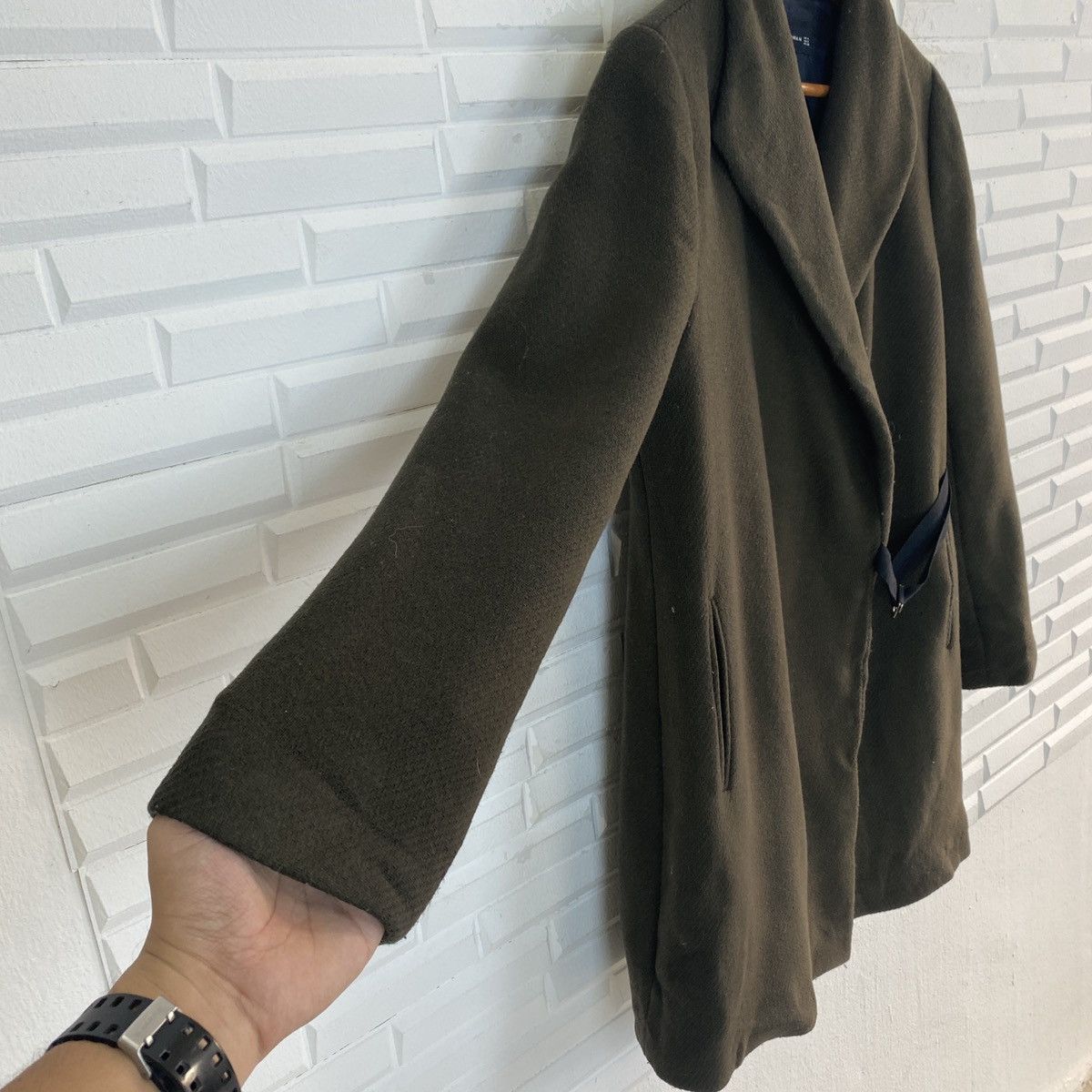Zara 🔥LAST PRICE🔥 Zara Woman Long Wool Coat Made In Spain Size M / US 6-8 / IT 42-44 - 8 Thumbnail
