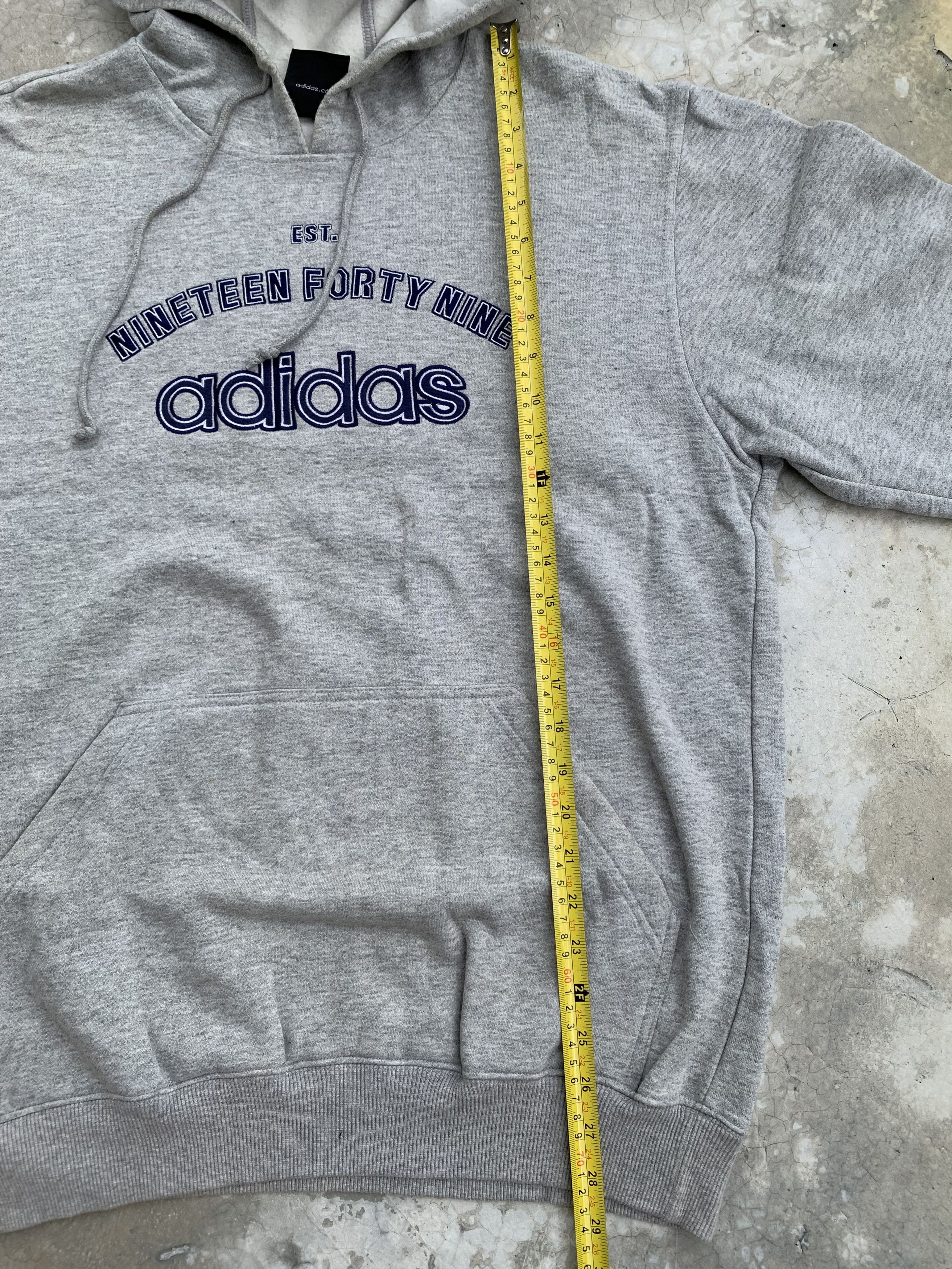 Adidas Vintage Adidas Embroidery Spell Out Logo Hoodie Size US L / EU 52-54 / 3 - 9 Thumbnail