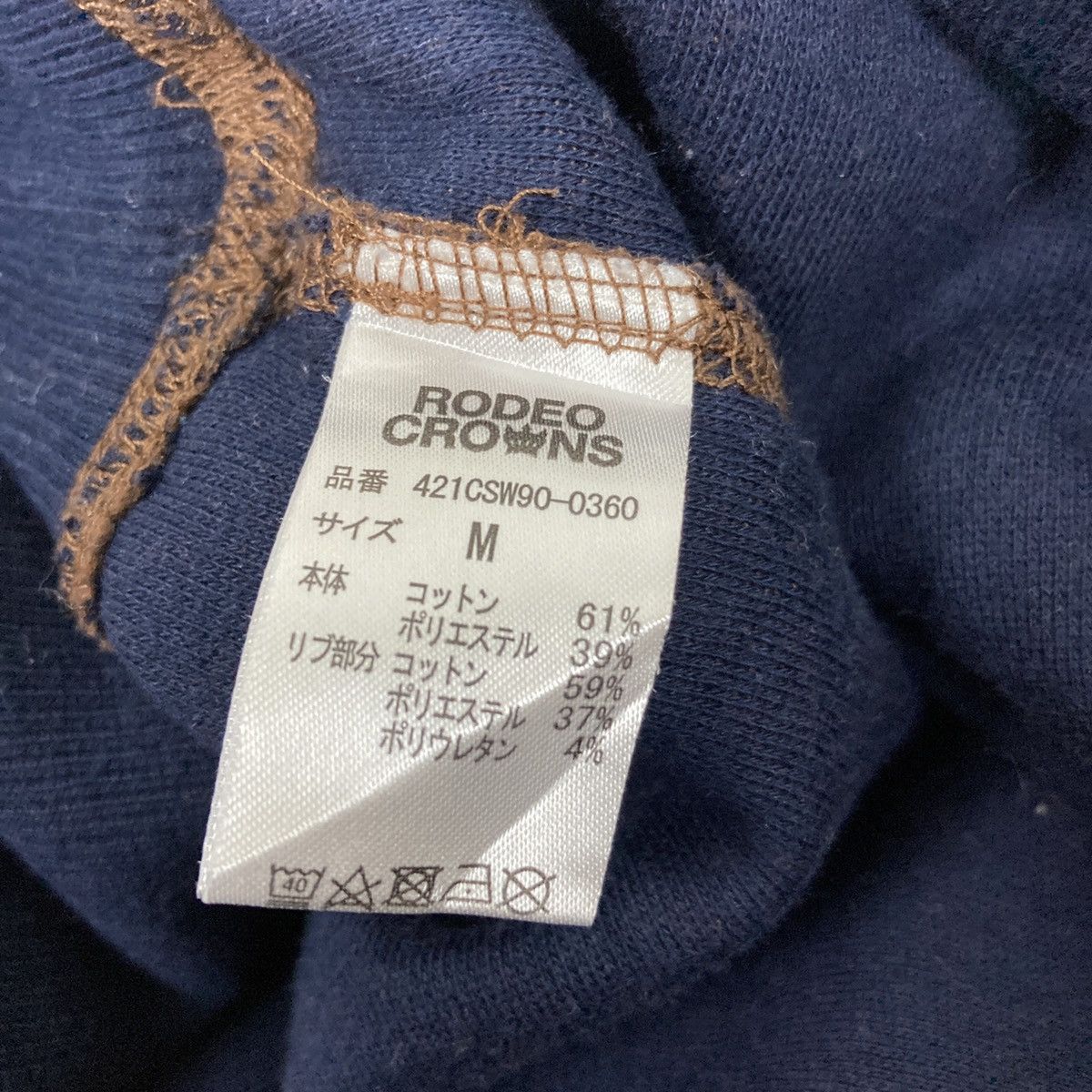 Japanese Brand Rodeo Cs Fleece Sweater Hoodie Size US M / EU 48-50 / 2 - 15 Thumbnail