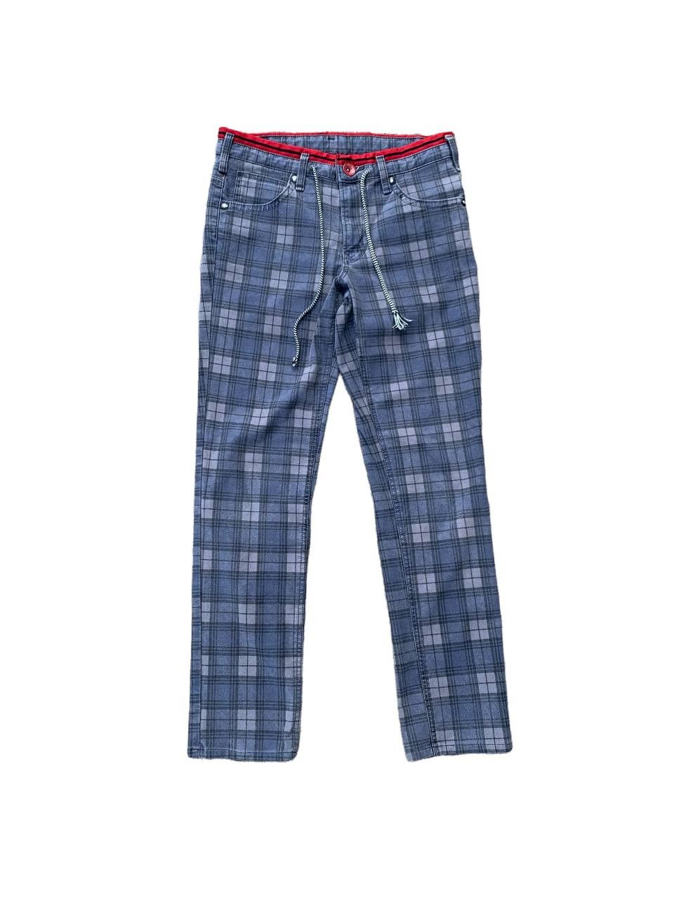 Edwin Vintage Edwin 503 Jerseys Stretchable Tartan Plaid Pants Size US 30 / EU 46 - 2 Thumbnail