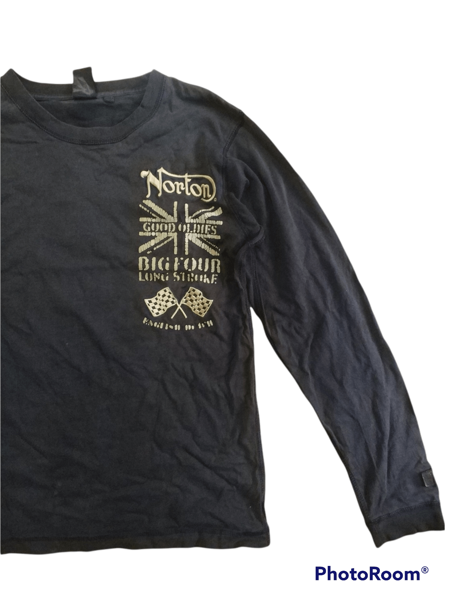 Norton 🔥Distressed Norton Created A Legend Long Sleeves Size US S / EU 44-46 / 1 - 3 Thumbnail