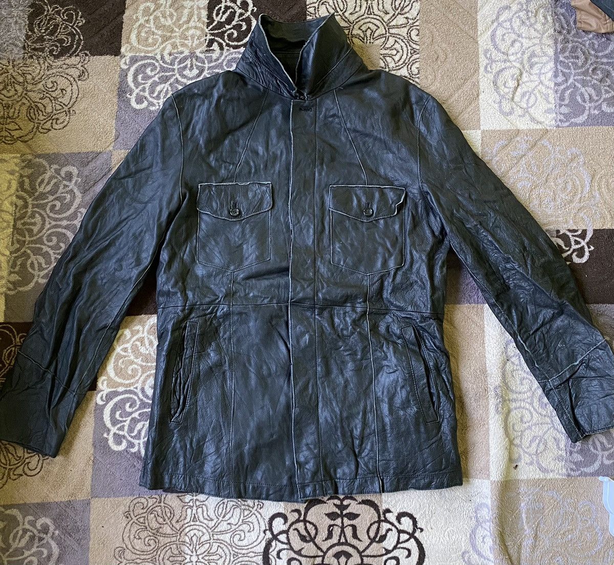 Tornado Mart Vintage Tornado mart leather black jackets Size US L / EU 52-54 / 3 - 1 Thumbnail