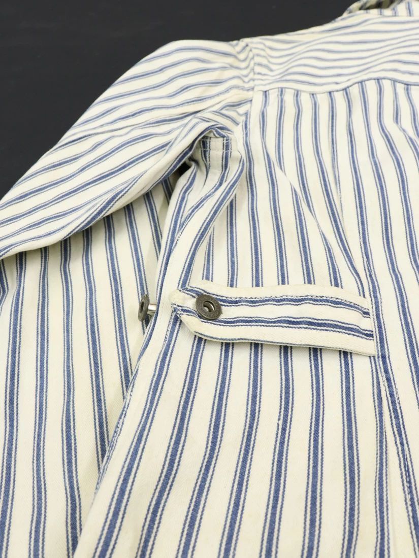 Lauren Ralph Lauren × Ralph Lauren Vintage LRL Hickory Stripe Sailor Nautical Denim Jacket Size US M / EU 48-50 / 2 - 14 Thumbnail