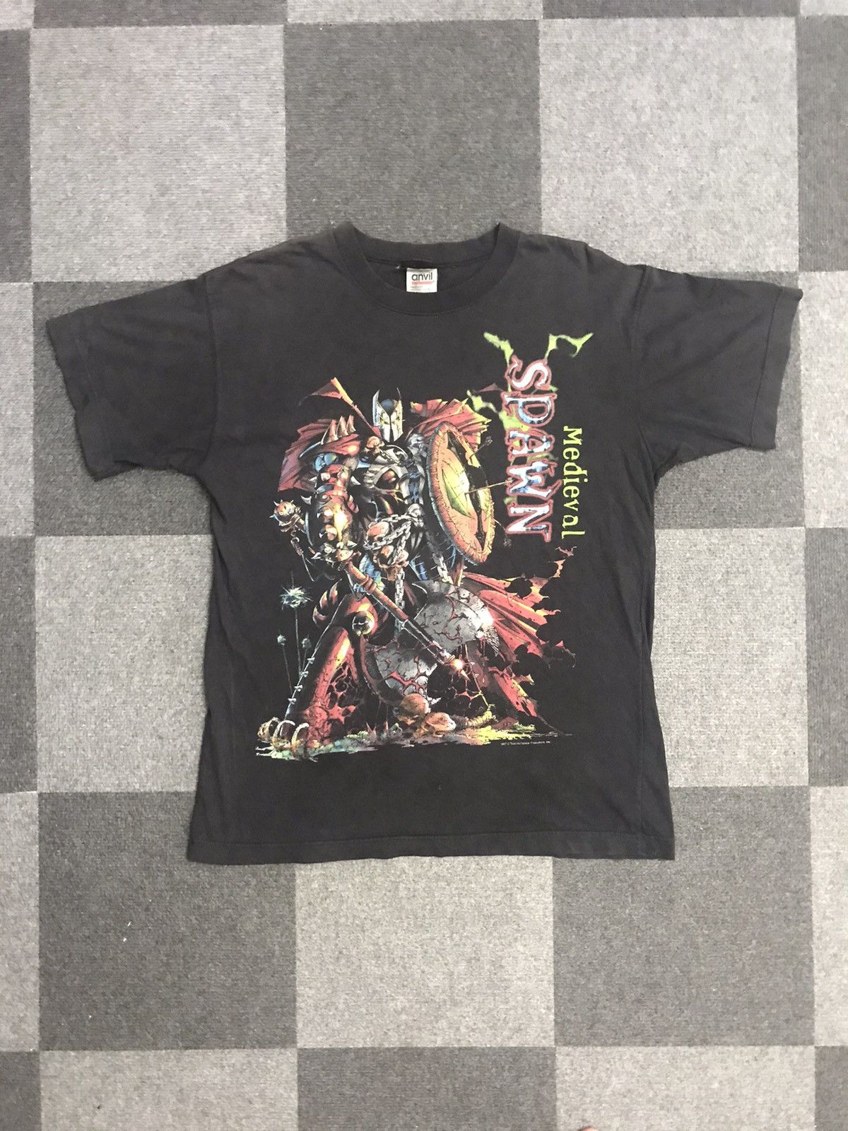 DC Comics Vintage 97 SPAWN DC Comic Giant Tag Very Rare Archival Shirt Size US L / EU 52-54 / 3 - 1 Thumbnail