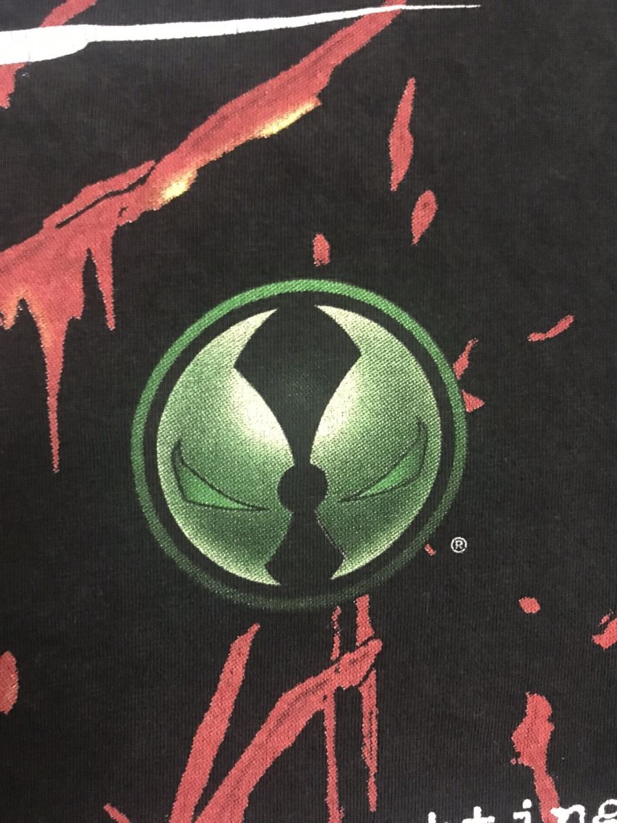 DC Comics Vintage 97 SPAWN DC Comic Giant Tag Very Rare Archival Shirt Size US L / EU 52-54 / 3 - 15 Thumbnail
