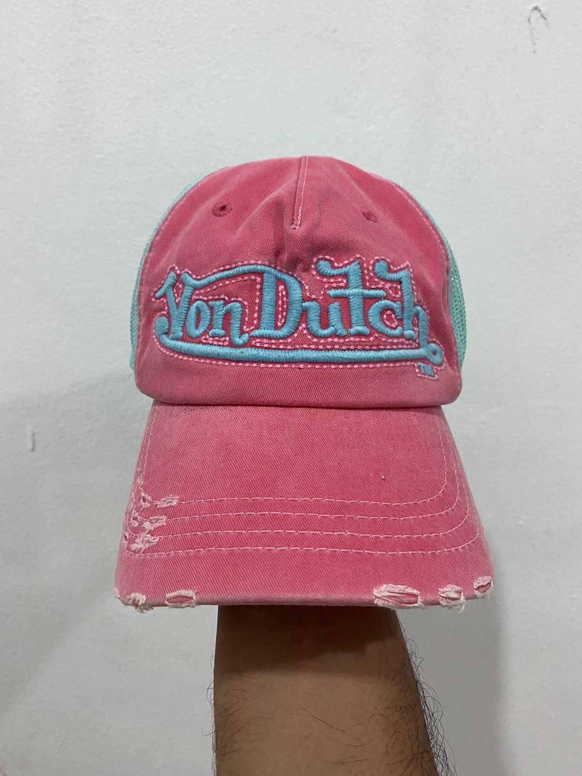 Von Dutch 🔥Vintage🔥 Distress Von Dutch Trucked Hat Size ONE SIZE - 2 Thumbnail