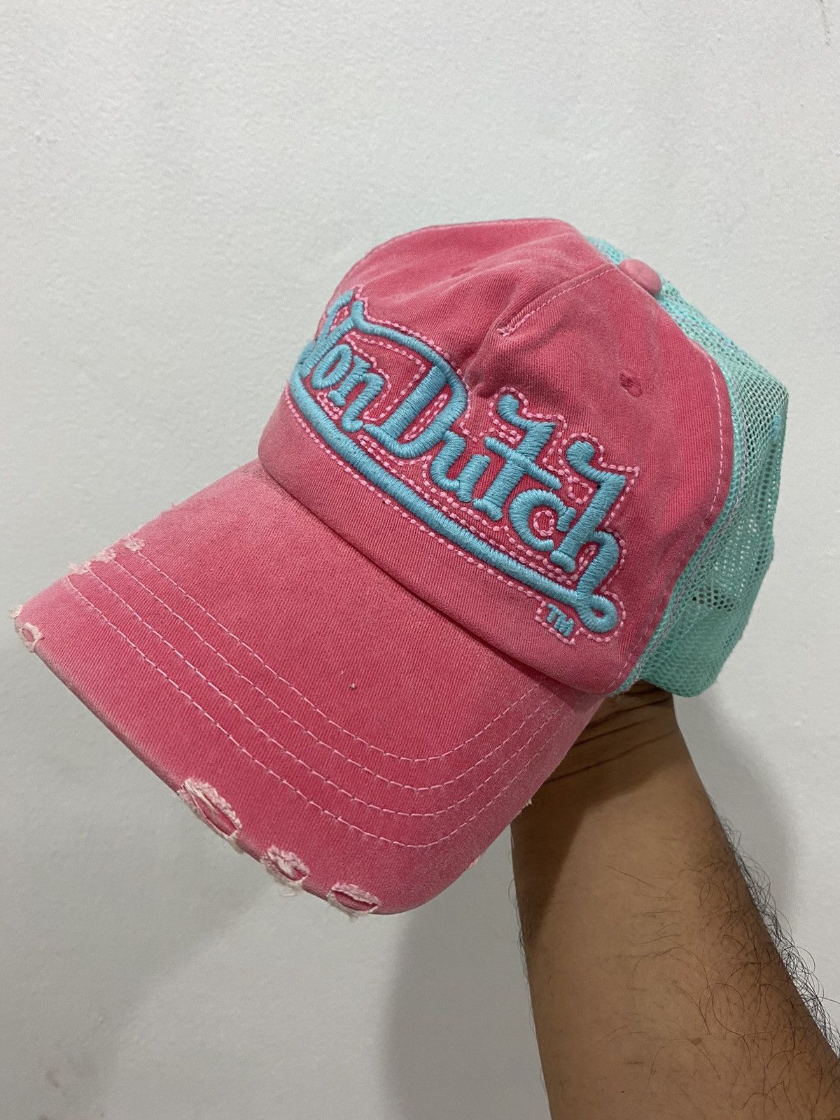 Von Dutch 🔥Vintage🔥 Distress Von Dutch Trucked Hat Size ONE SIZE - 1 Thumbnail