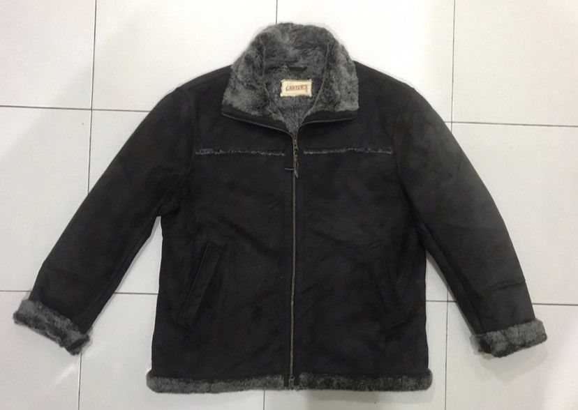 Vintage VTG Carter’s Shearling Jacket Size US XL / EU 56 / 4 - 2 Thumbnail