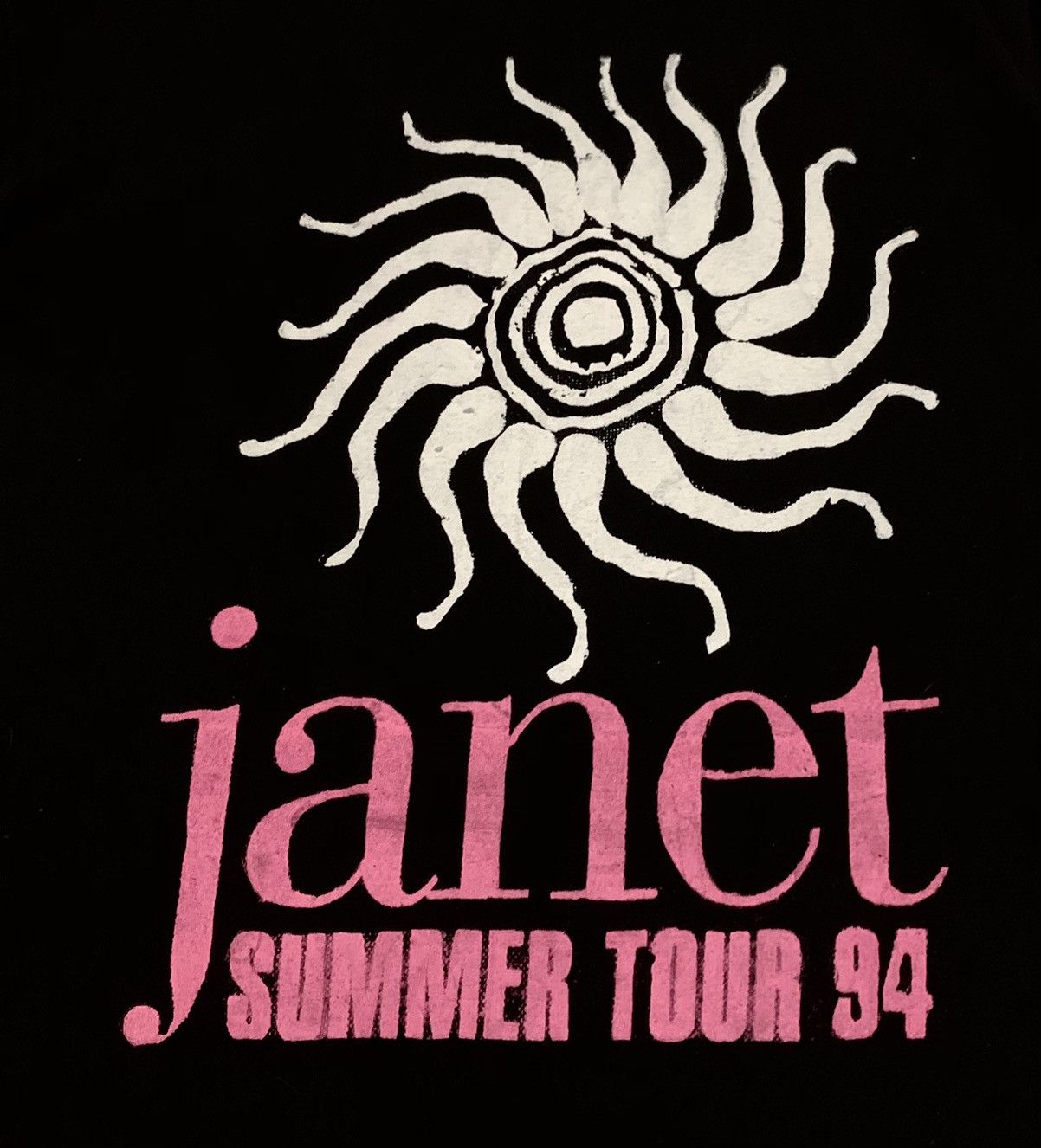 Band Tees Rare Vintage Singer Janet Jackson Summer Tour T-shirt 1994s Size US L / EU 52-54 / 3 - 4 Thumbnail