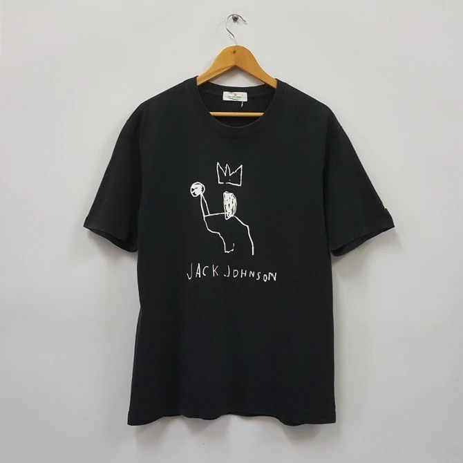 Jean-Michel Basquiat × Vintage Vintage Jean-Michel Basquiat JACK JOHNSON art t-shirt/2 Size US L / EU 52-54 / 3 - 1 Thumbnail