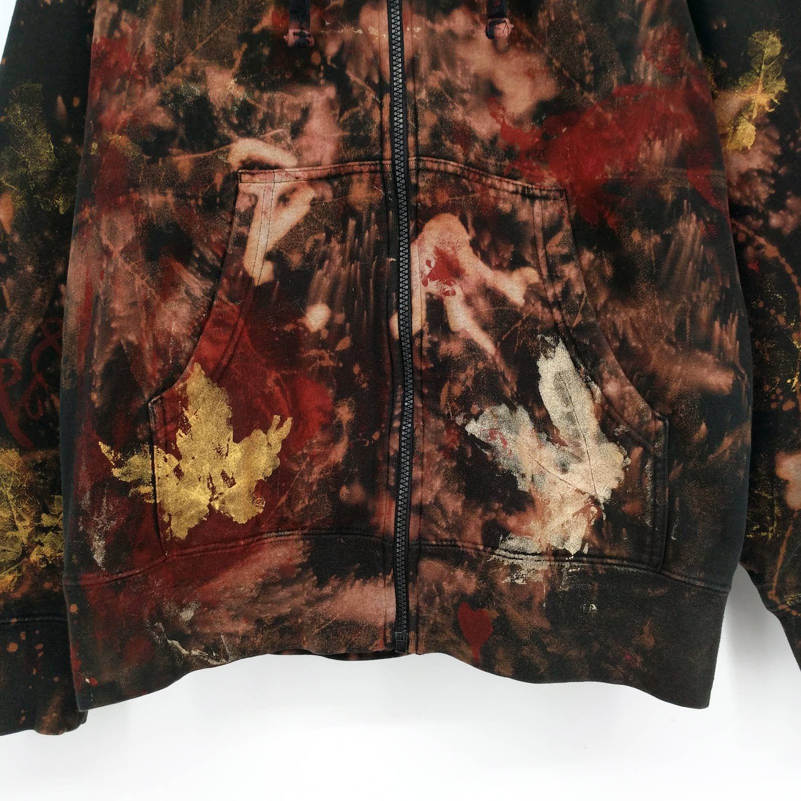 The North Face North Face Custom Graffiti Hoodie Painter Leaf Sweatshirt Size US M / EU 48-50 / 2 - 3 Thumbnail