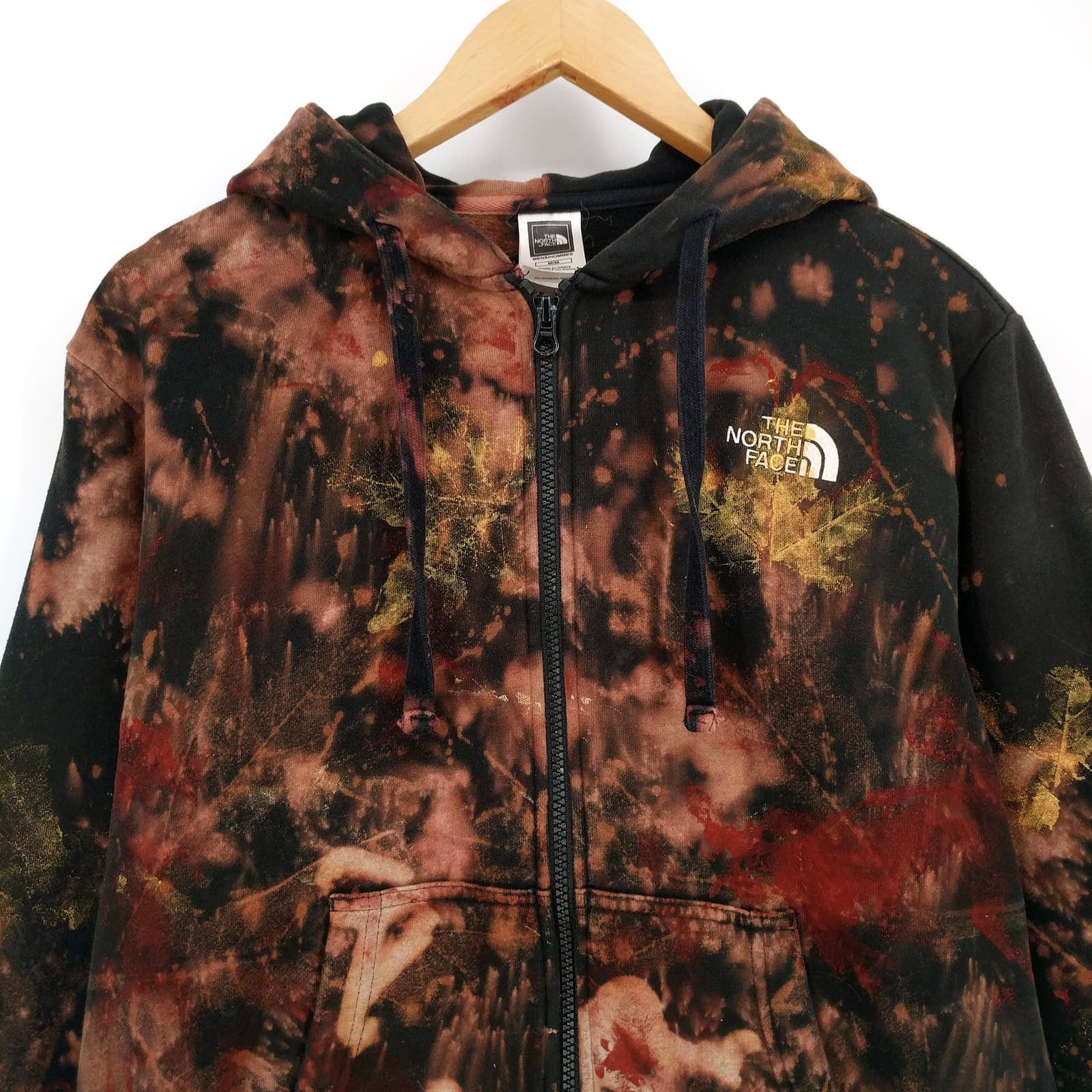 The North Face North Face Custom Graffiti Hoodie Painter Leaf Sweatshirt Size US M / EU 48-50 / 2 - 2 Thumbnail
