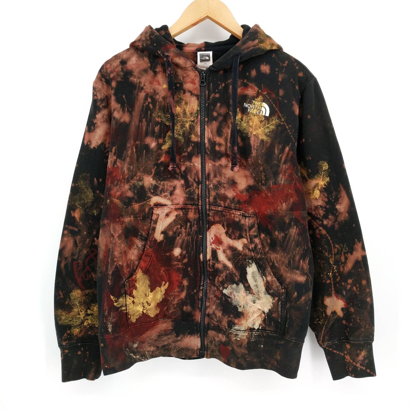The North Face North Face Custom Graffiti Hoodie Painter Leaf Sweatshirt Size US M / EU 48-50 / 2 - 1 Thumbnail