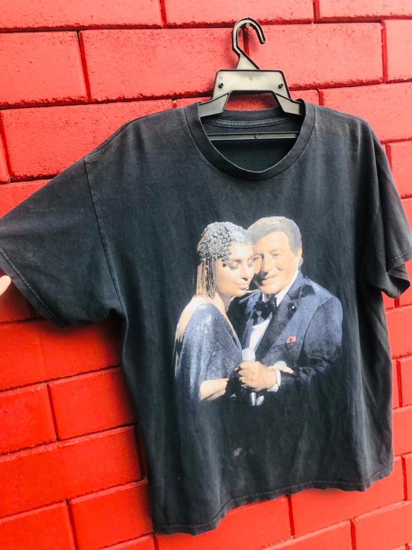 Japanese Brand Vintage Tony Bennet & Lady Gaga Cheek To Cheek Shirt Size US L / EU 52-54 / 3 - 4 Thumbnail