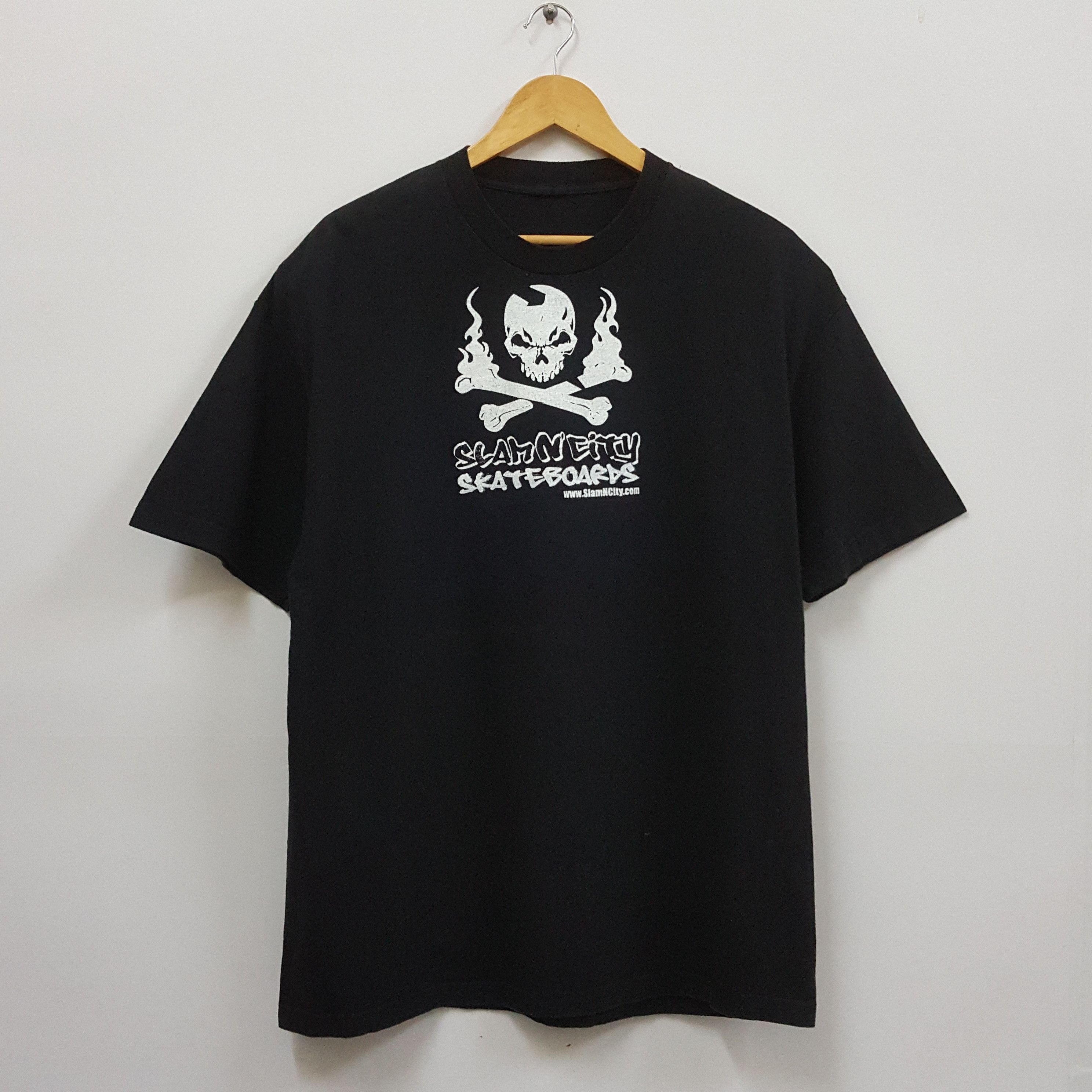 Hook-Ups × Vintage Vintage SlamNCity Skateboards nice design t-shirt Size US L / EU 52-54 / 3 - 1 Thumbnail