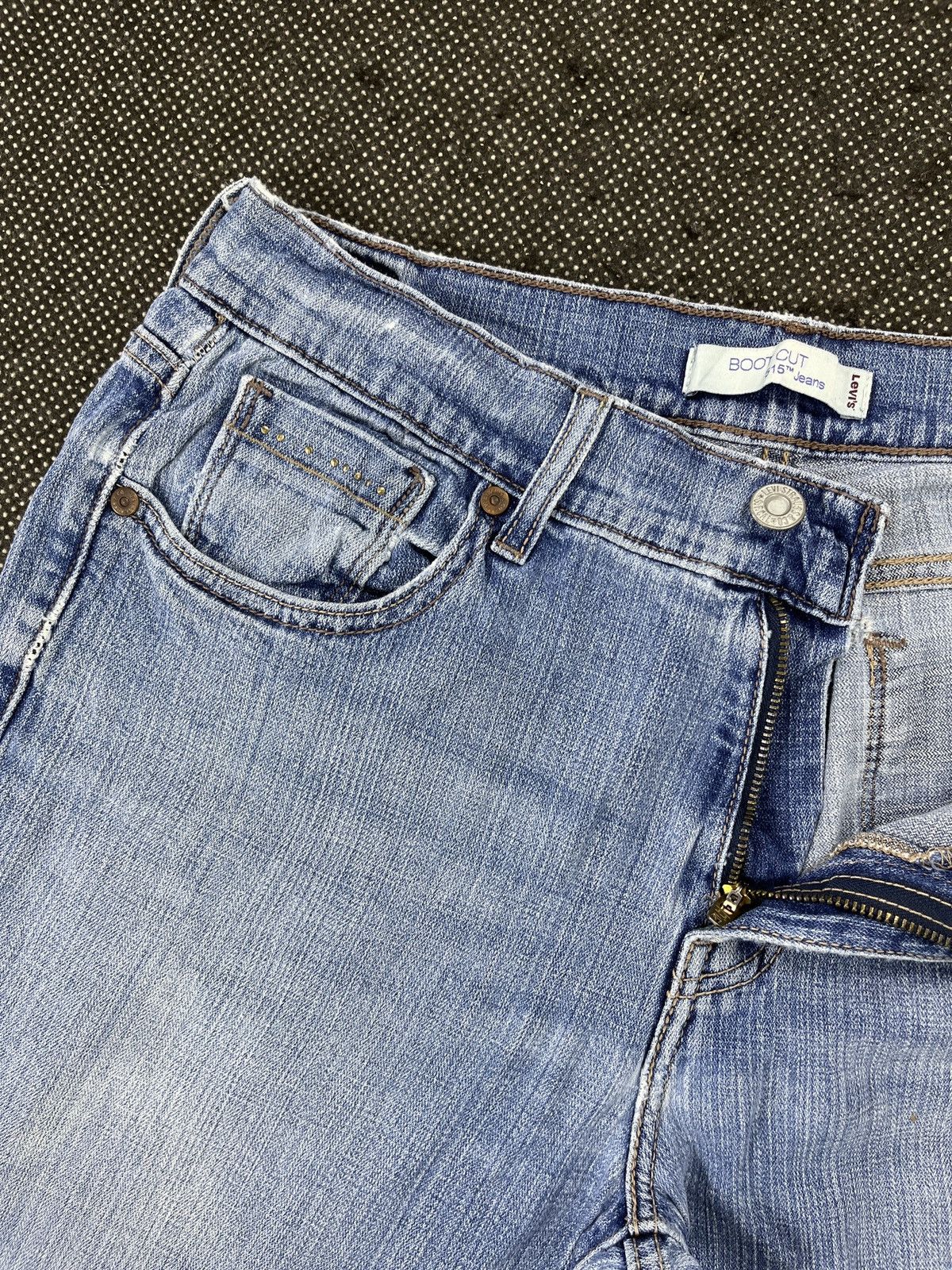 Levi's Vintage Faded levis 515 Flare Jeans - JP092 Size 31" - 5 Thumbnail