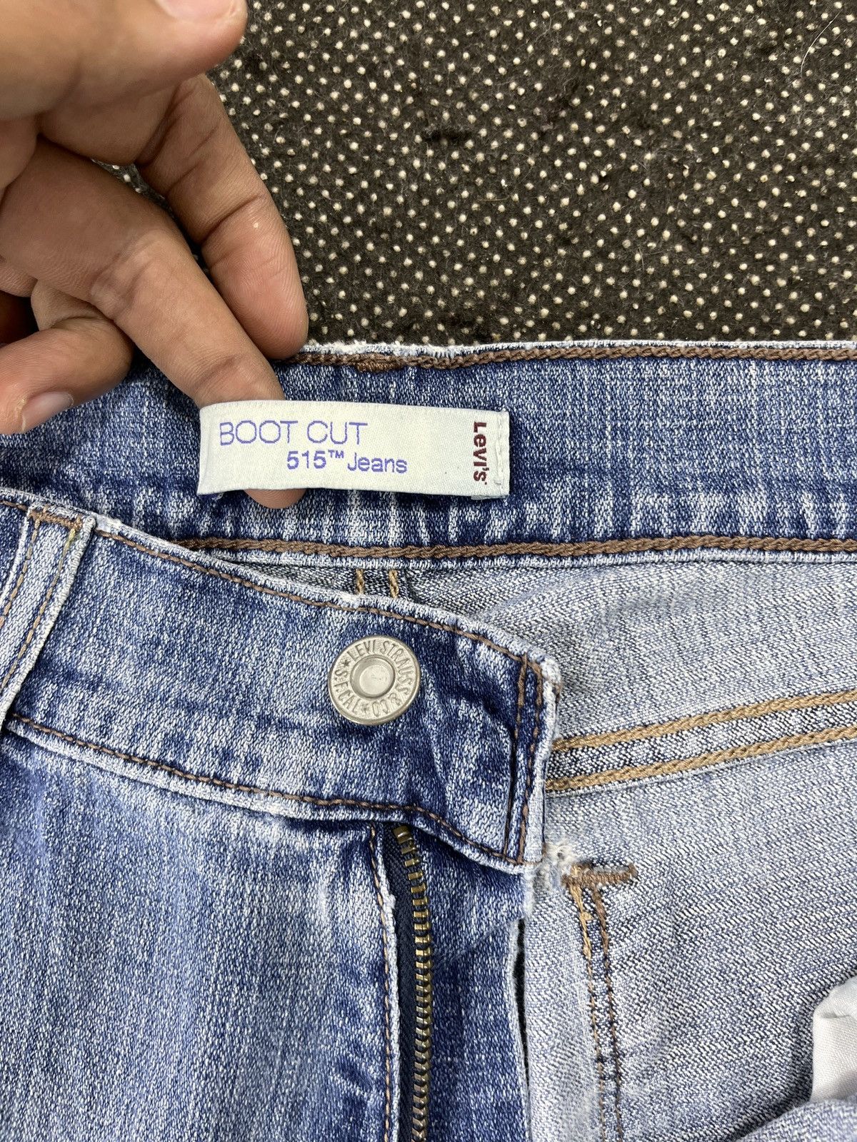 Levi's Vintage Faded levis 515 Flare Jeans - JP092 Size 31" - 6 Thumbnail
