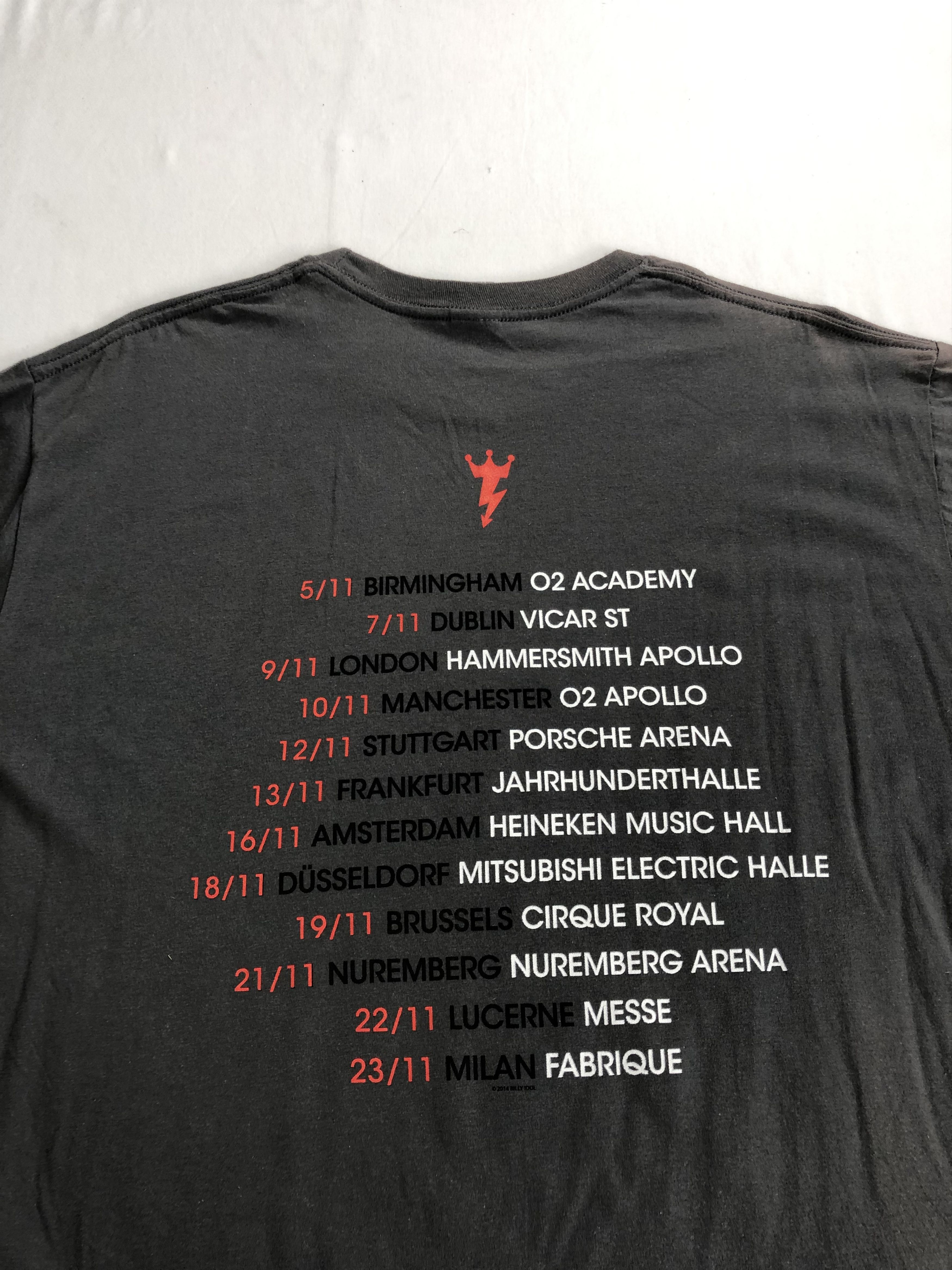 Band Tees Vintage 2014 Billy Idol Tee (Billy Joel Iggy Pop Turner) Size US L / EU 52-54 / 3 - 6 Thumbnail