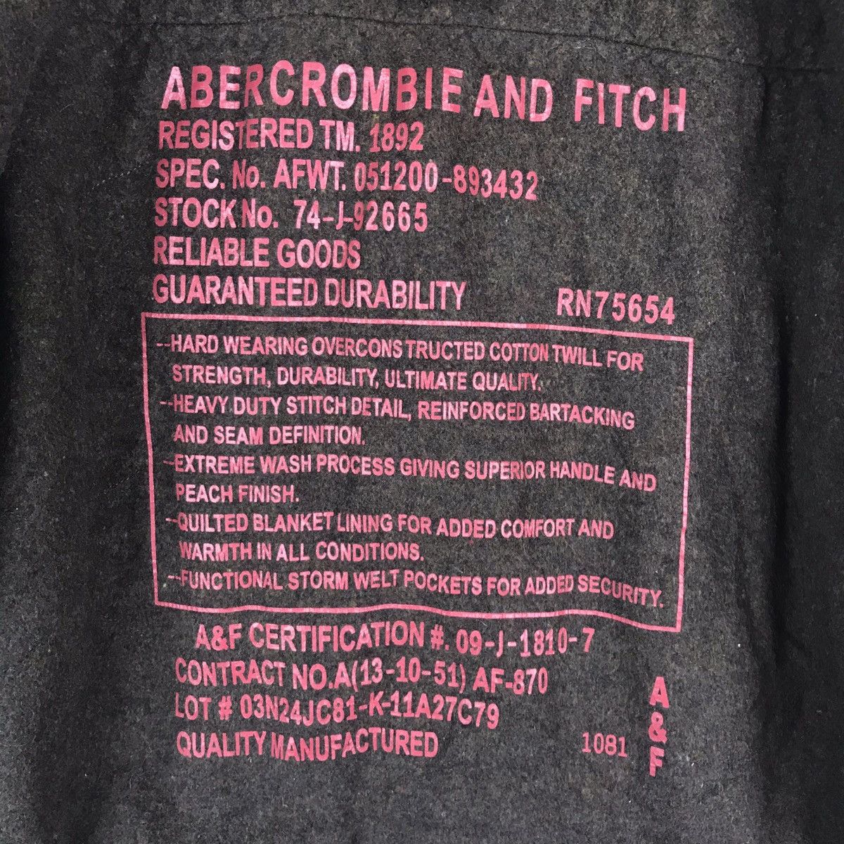Abercrombie & Fitch Vintage Abercrombie Zipper Jacket Size US S / EU 44-46 / 1 - 9 Thumbnail