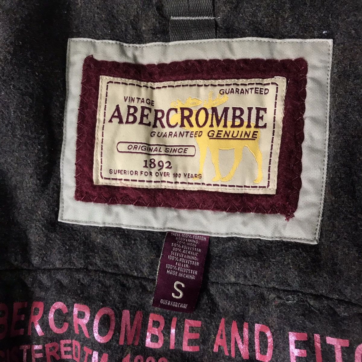 Abercrombie & Fitch Vintage Abercrombie Zipper Jacket Size US S / EU 44-46 / 1 - 10 Thumbnail