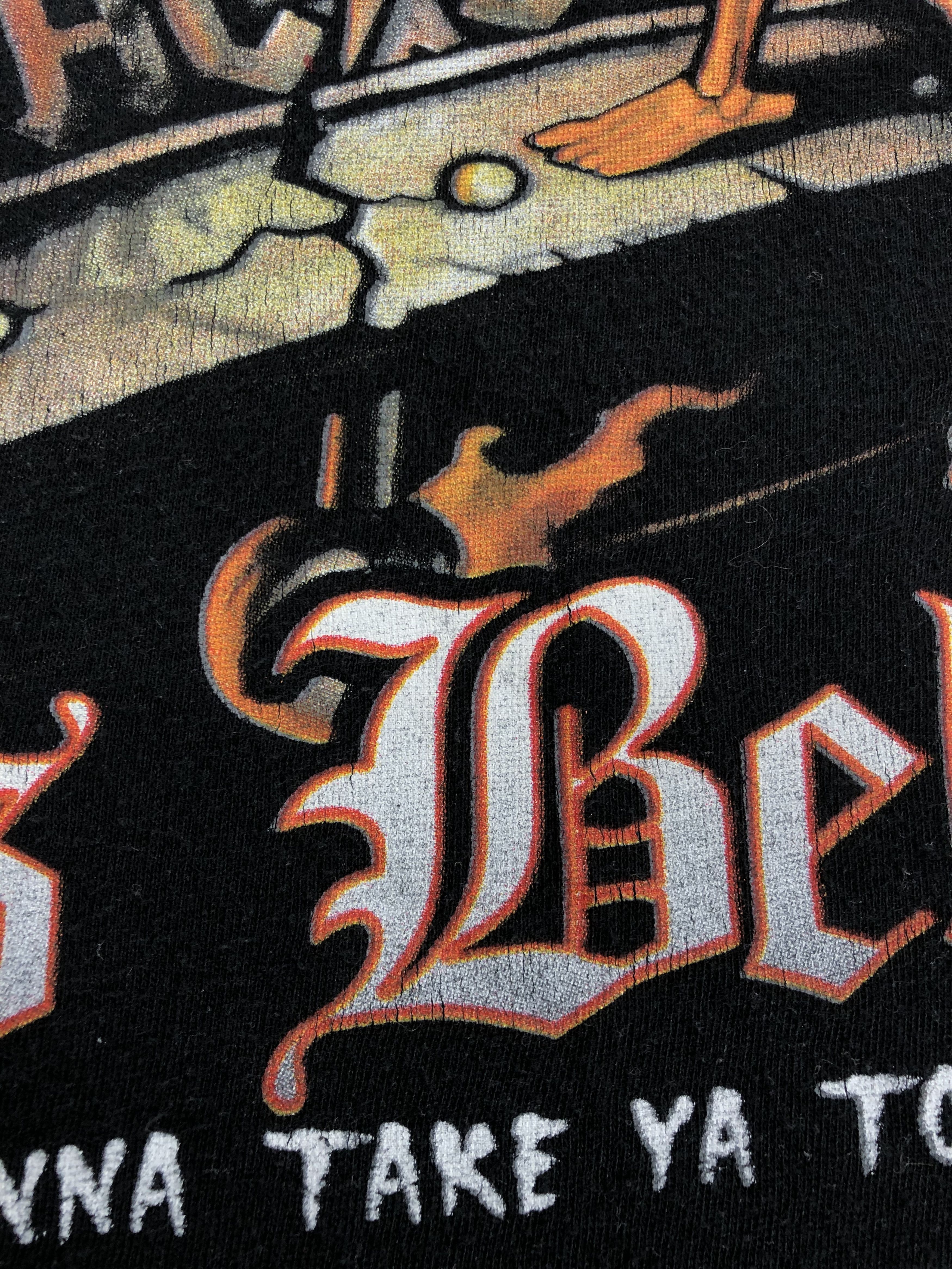 Band Tees Vintage AC/DC Hells Bells Tee (Iron Maiden Pink Floyd Halen Size US XL / EU 56 / 4 - 3 Thumbnail