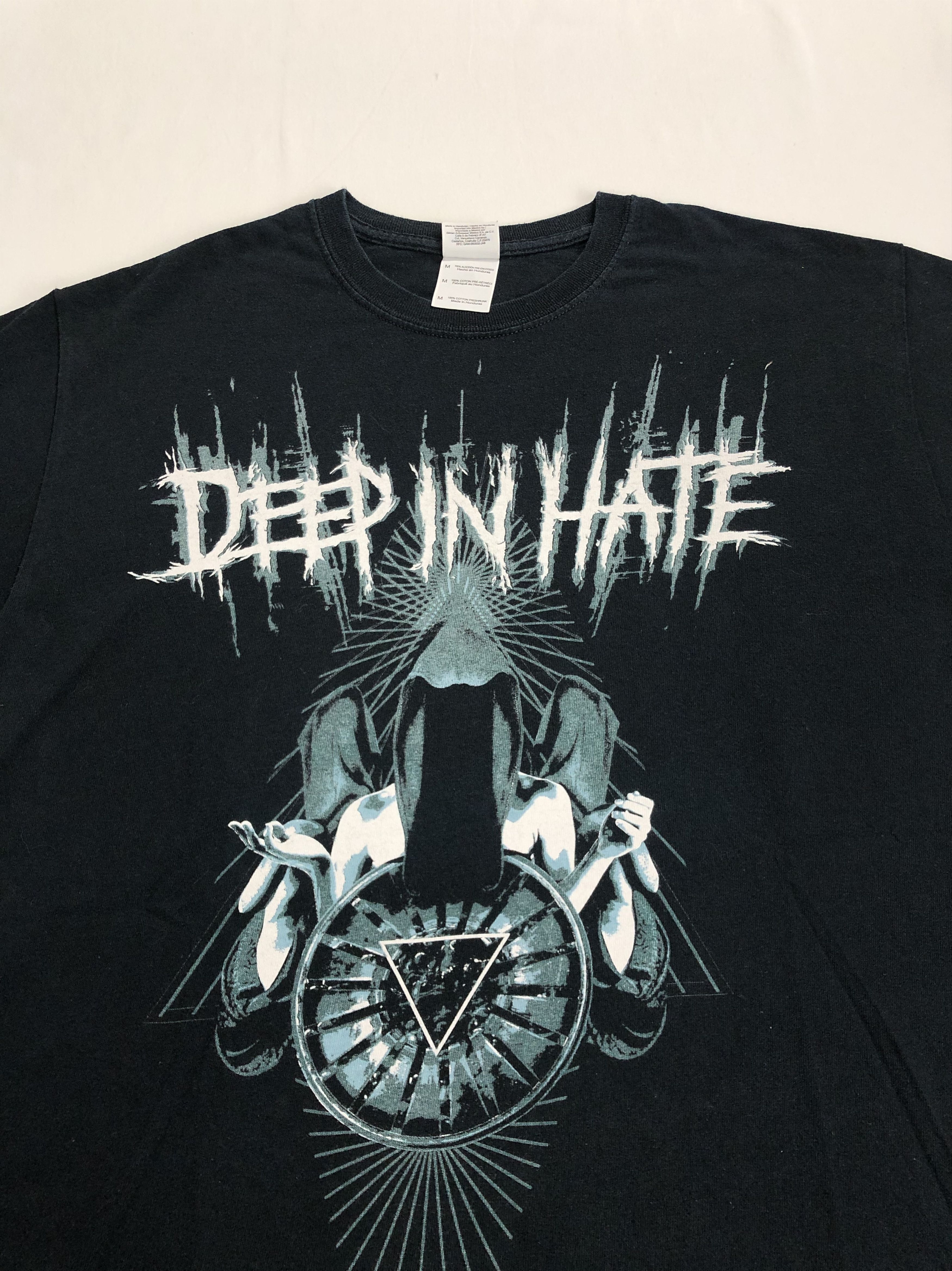 Band Tees Vintage 2000s Deep in Hate Black Tee Size US M / EU 48-50 / 2 - 2 Thumbnail
