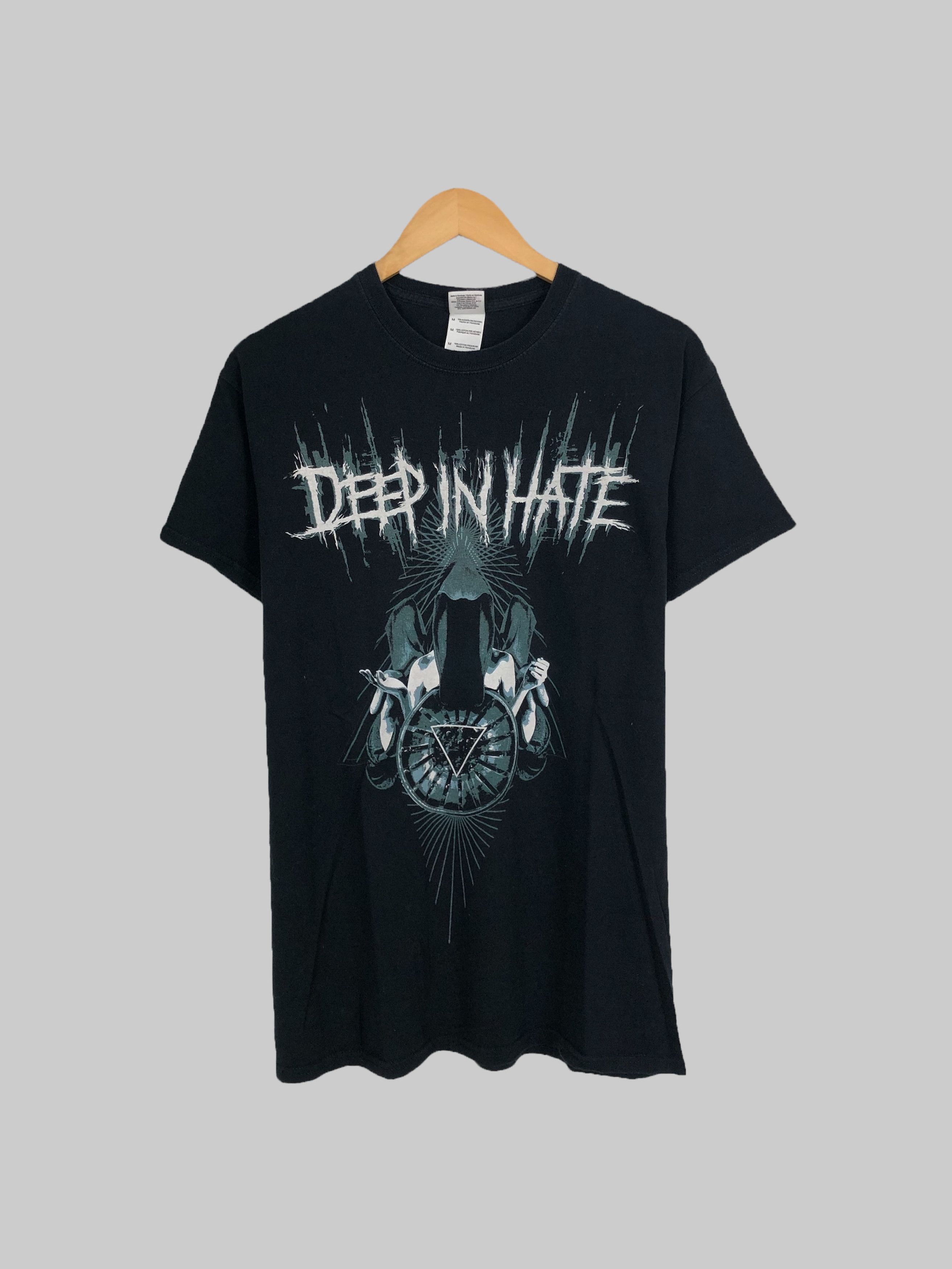 Band Tees Vintage 2000s Deep in Hate Black Tee Size US M / EU 48-50 / 2 - 1 Thumbnail