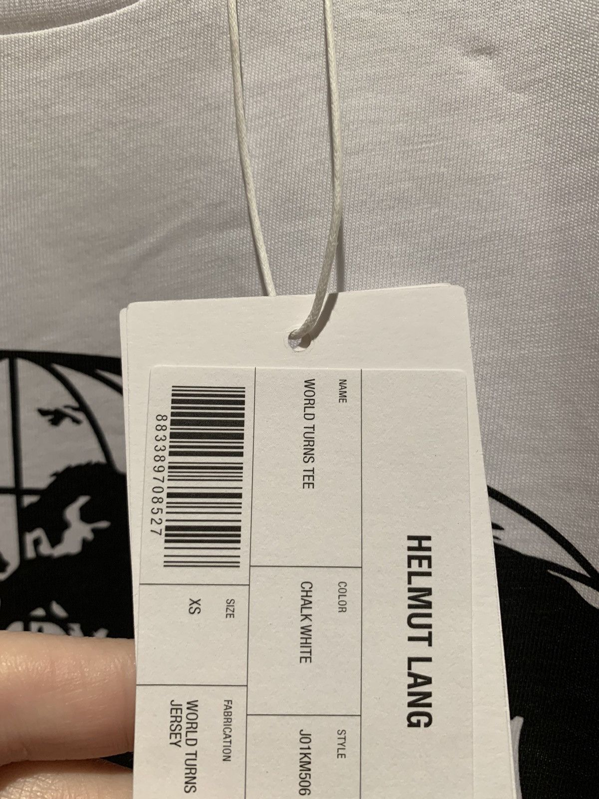 Designer × Helmut Lang *RARE* New Helmut Lang As The World Turns Graphic T-Shirt XS Size US XS / EU 42 / 0 - 6 Thumbnail