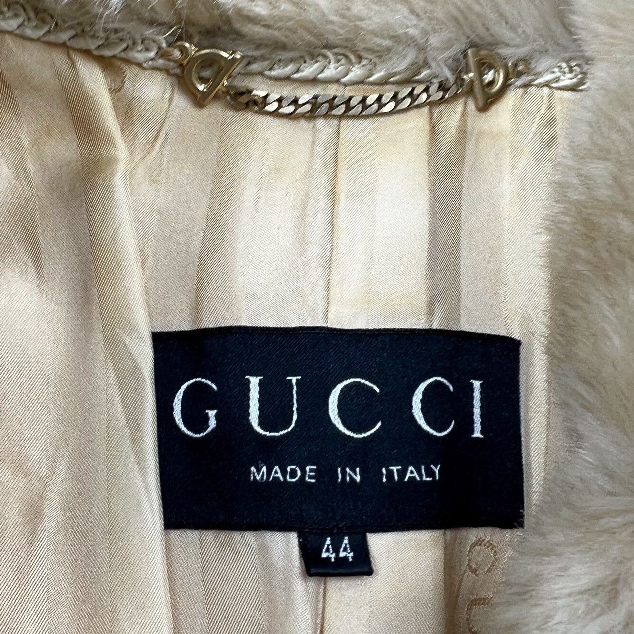 Gucci Gucci by Tom Ford AW96 Faux Fur Double Breasted Jacket Size M / US 6-8 / IT 42-44 - 6 Thumbnail