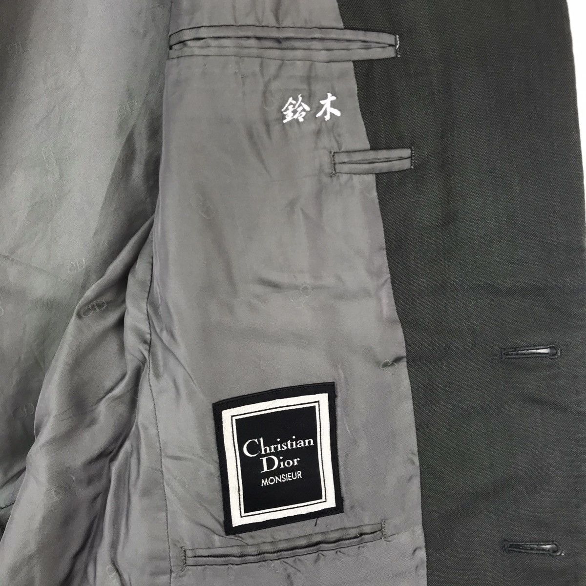 Christian Dior Monsieur Vintage Christian Dior Monsieur Linen Monogram Coat Jacket Size 42R - 5 Thumbnail