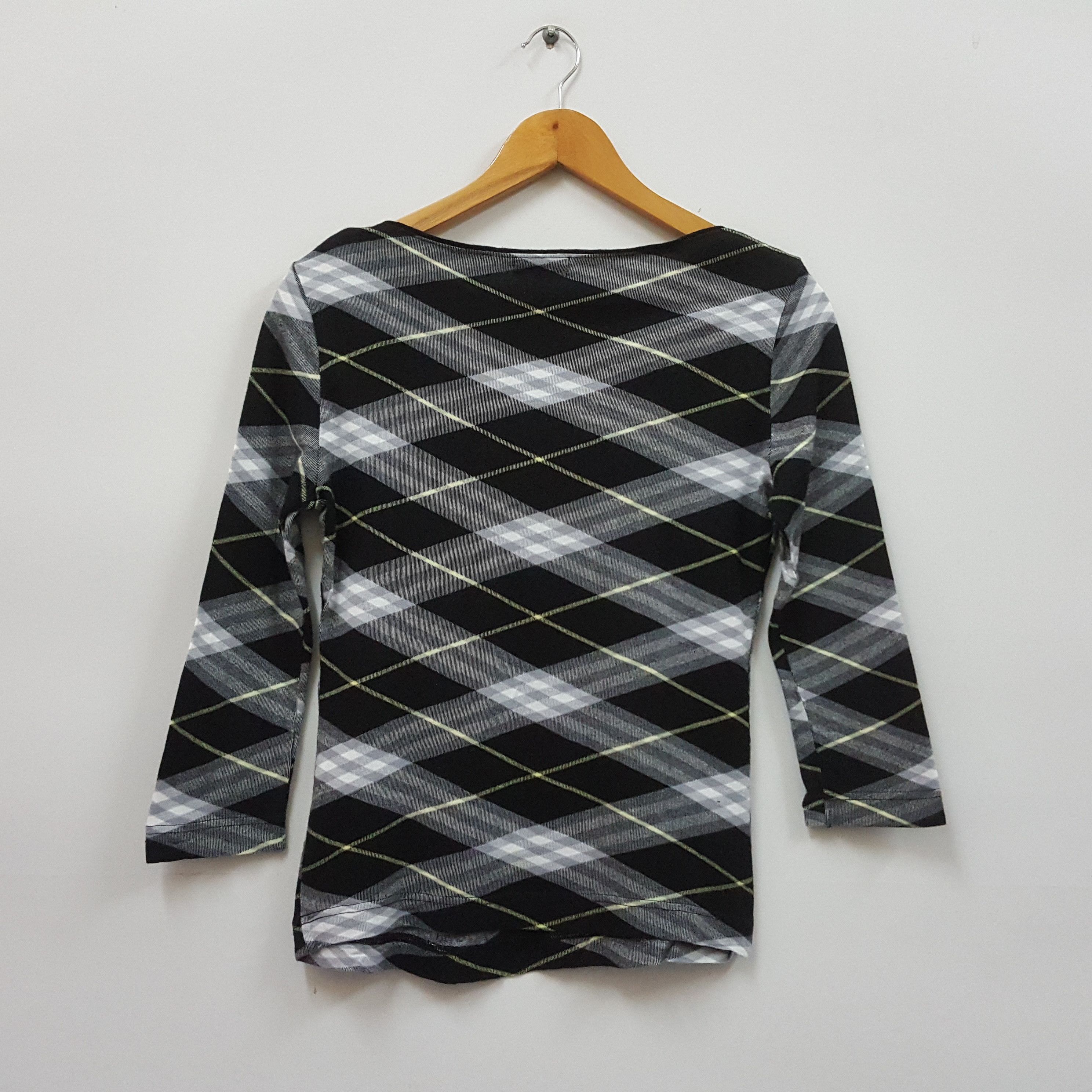 Burberry × Vintage Vintage Burberrys Nova Check small logo t-shirt for women's Size ONE SIZE - 3 Thumbnail