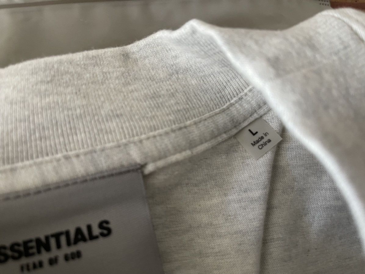 FOG × Fear of God × Pacsun FEAR OF GOD ESSENTIALS Logo-Print Long Sleeve T-Shirt Sz (L) Size US L / EU 52-54 / 3 - 4 Thumbnail
