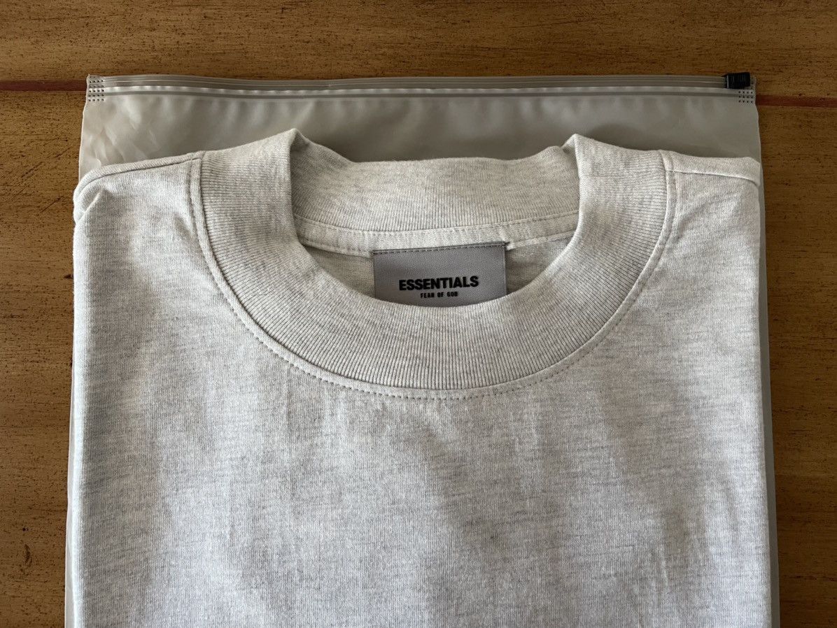 FOG × Fear of God × Pacsun FEAR OF GOD ESSENTIALS Logo-Print Long Sleeve T-Shirt Sz (L) Size US L / EU 52-54 / 3 - 3 Thumbnail