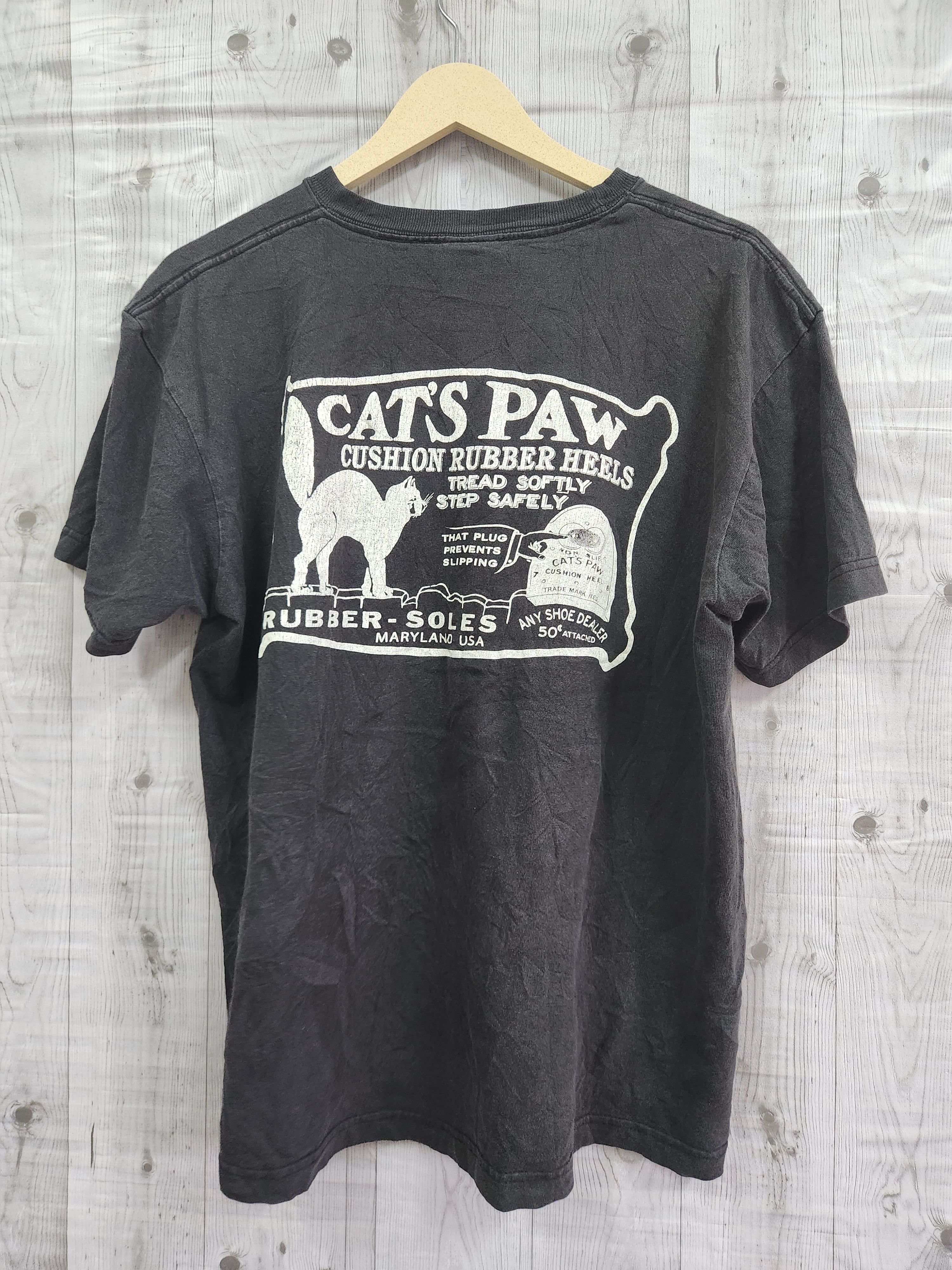 CAT'S PAW × Vintage Vintage Y2K Cat's Paw TShirt Size US XL / EU 56 / 4 - 16 Thumbnail