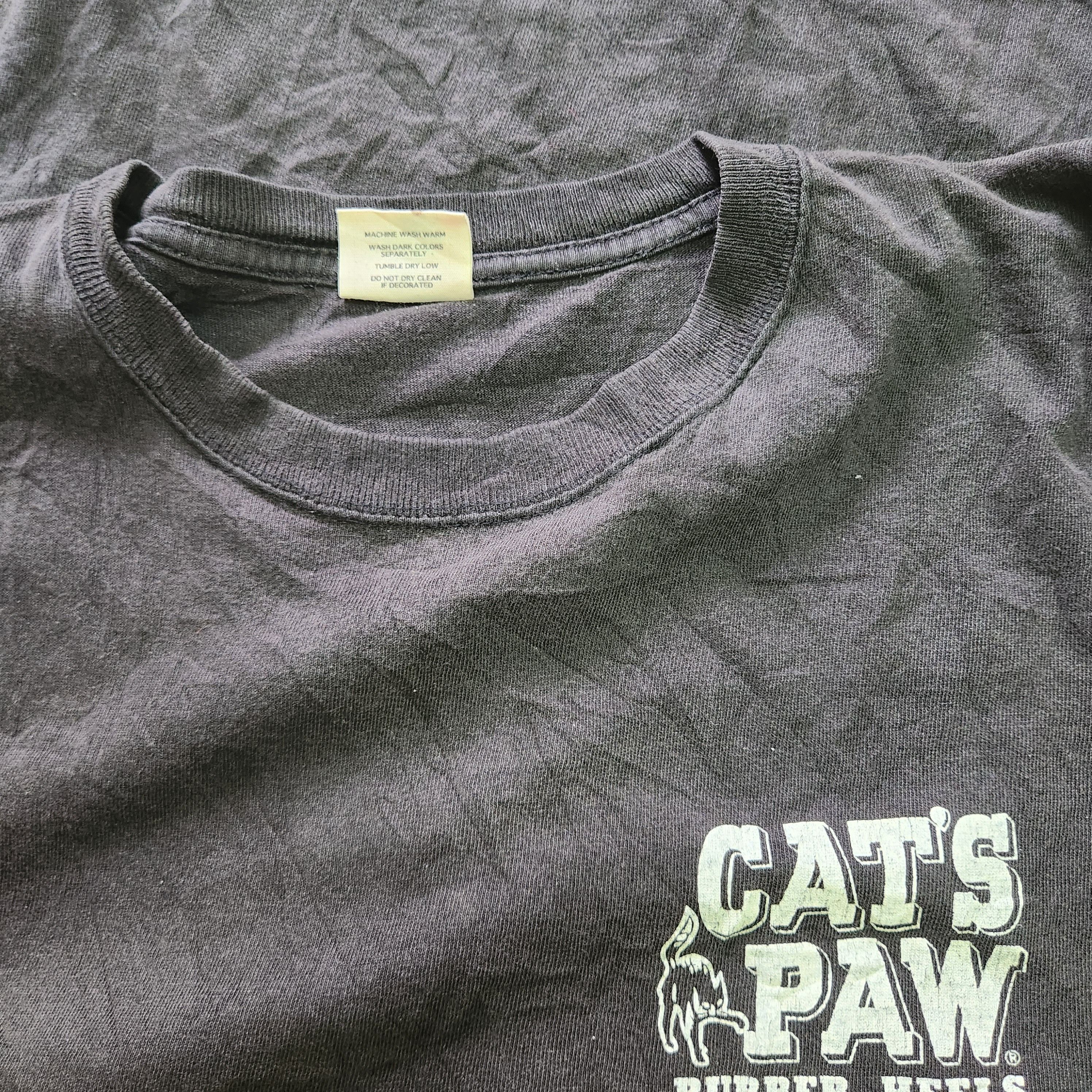 CAT'S PAW × Vintage Vintage Y2K Cat's Paw TShirt Size US XL / EU 56 / 4 - 6 Thumbnail