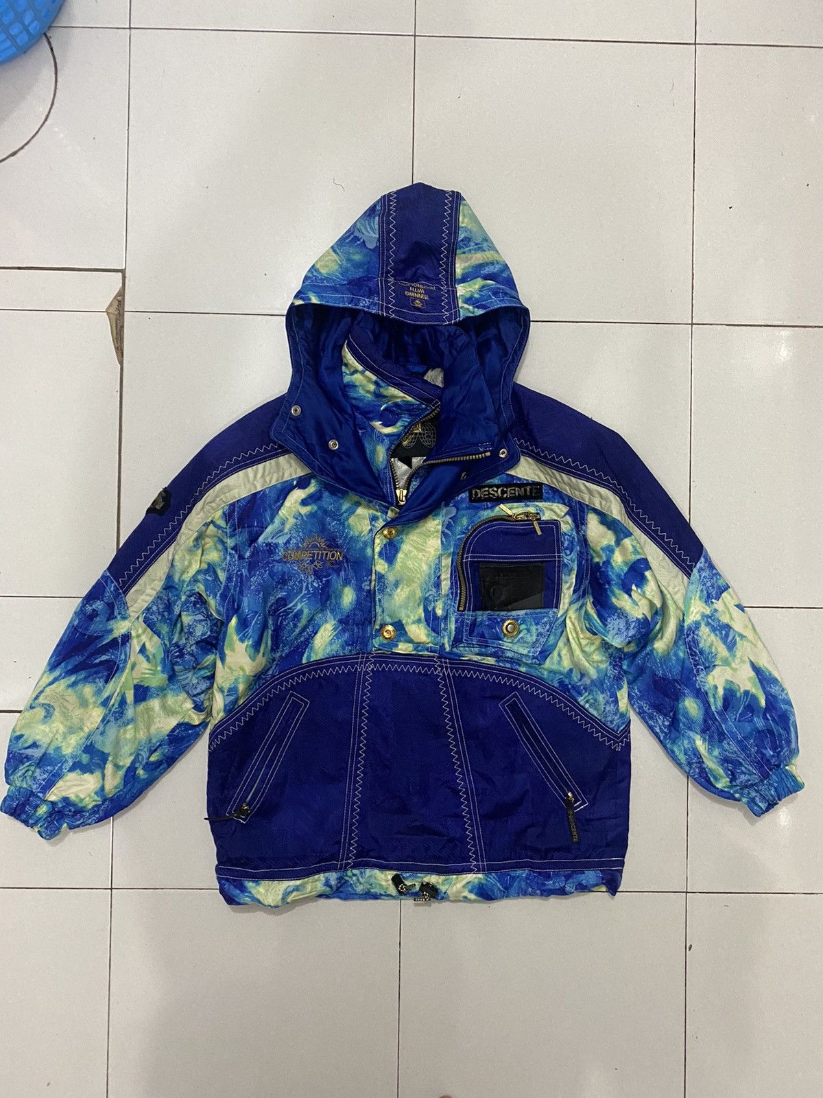 Descente × Vintage VTG Descente Competition Retro Ski Jacket Size US M / EU 48-50 / 2 - 2 Thumbnail