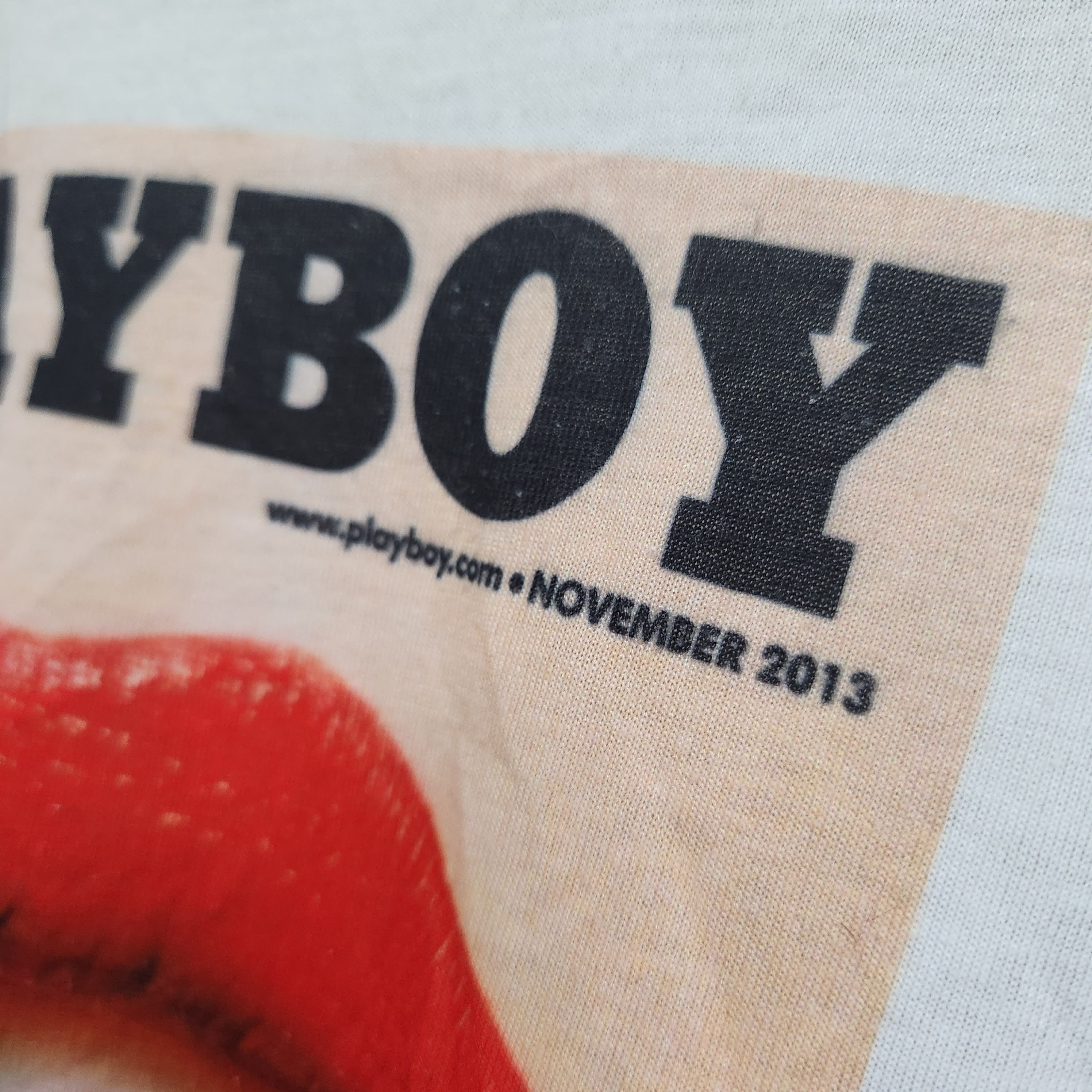 Nude × Playboy Playboy Magazine Cover November 2013 TShirt Size US L / EU 52-54 / 3 - 13 Thumbnail