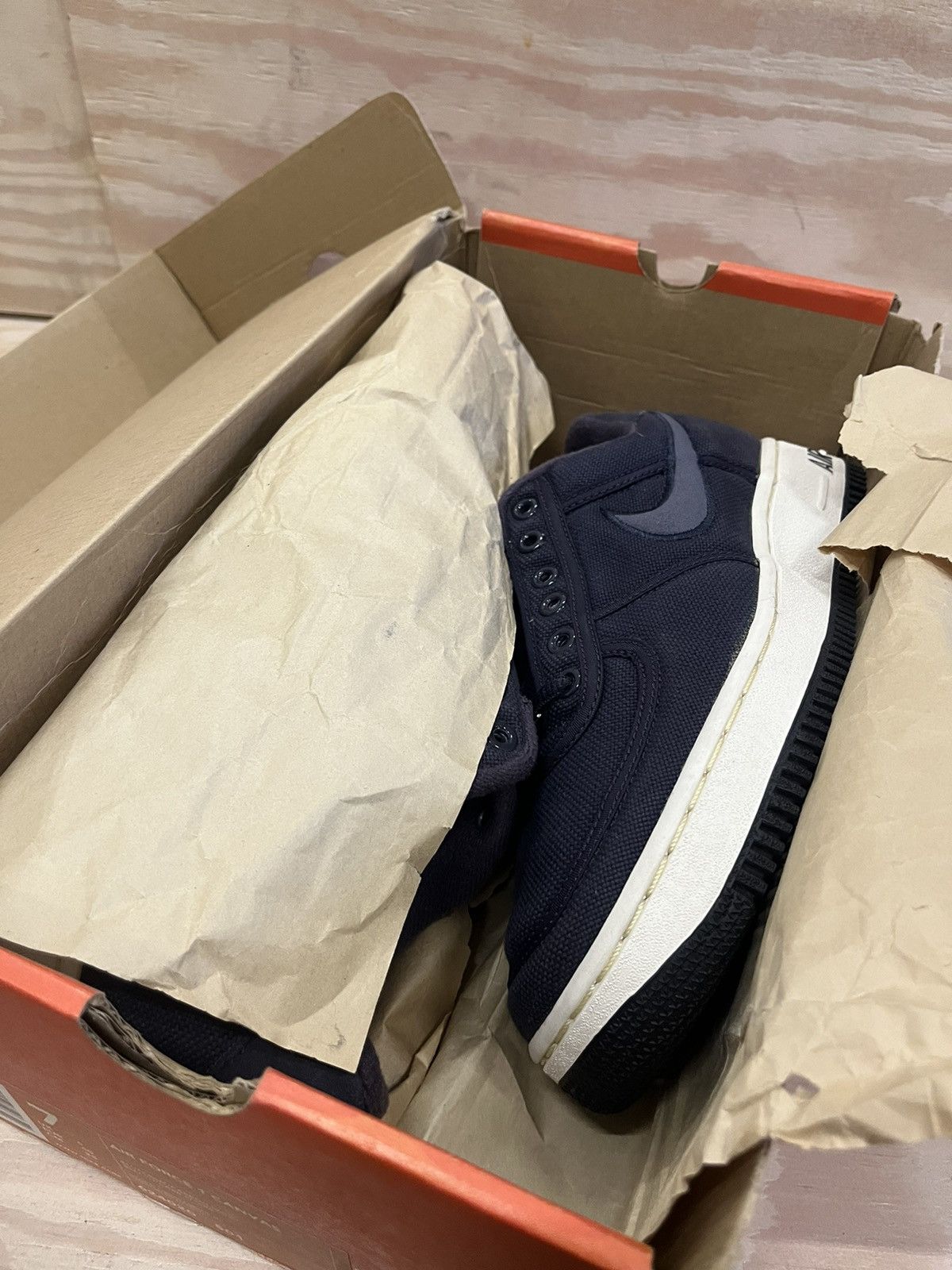 Vtg Nike Air Force 1 Canvas Blueprint 2000 7US