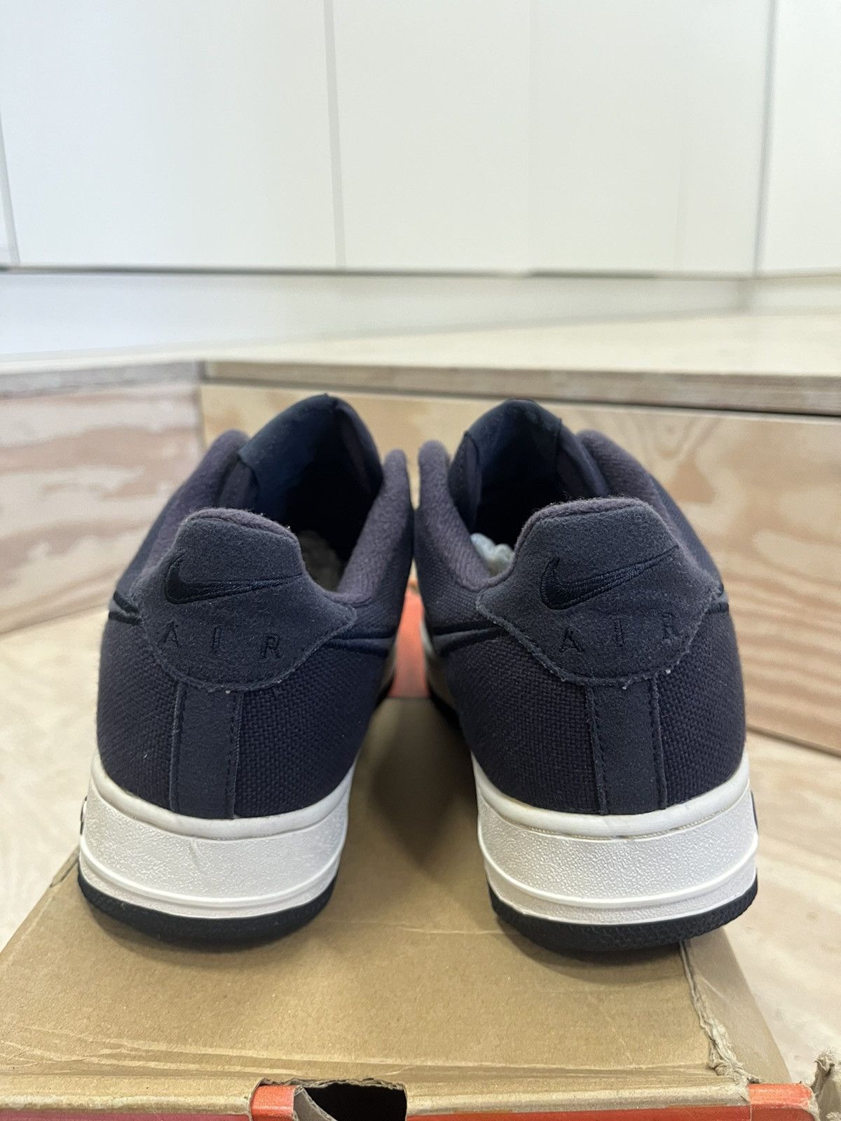 Vtg Nike Air Force 1 Canvas Blueprint 2000 7US