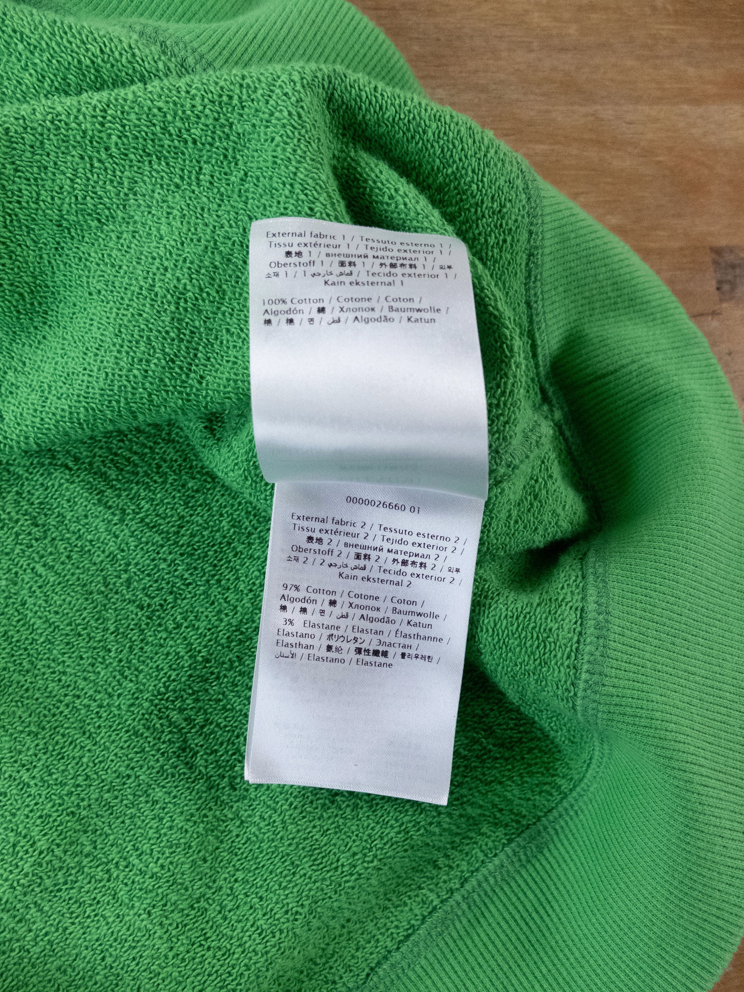 Valentino $1390 VALENTINO green logo flower patch sweatshirt Medium Size US M / EU 48-50 / 2 - 11 Thumbnail