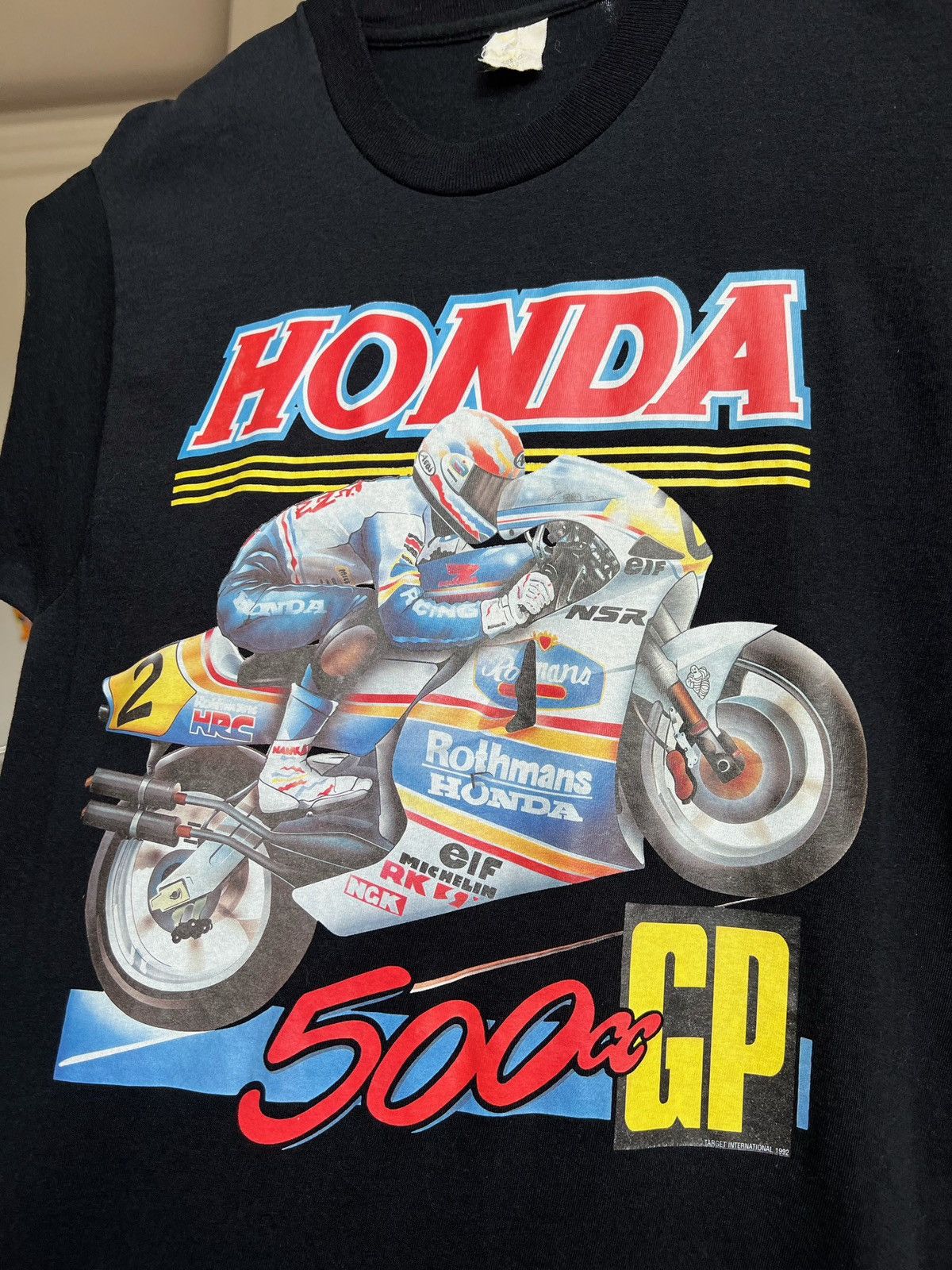 Honda Vintage HONDA T Shirt ISLE OF MAN Size US M / EU 48-50 / 2 - 3 Thumbnail