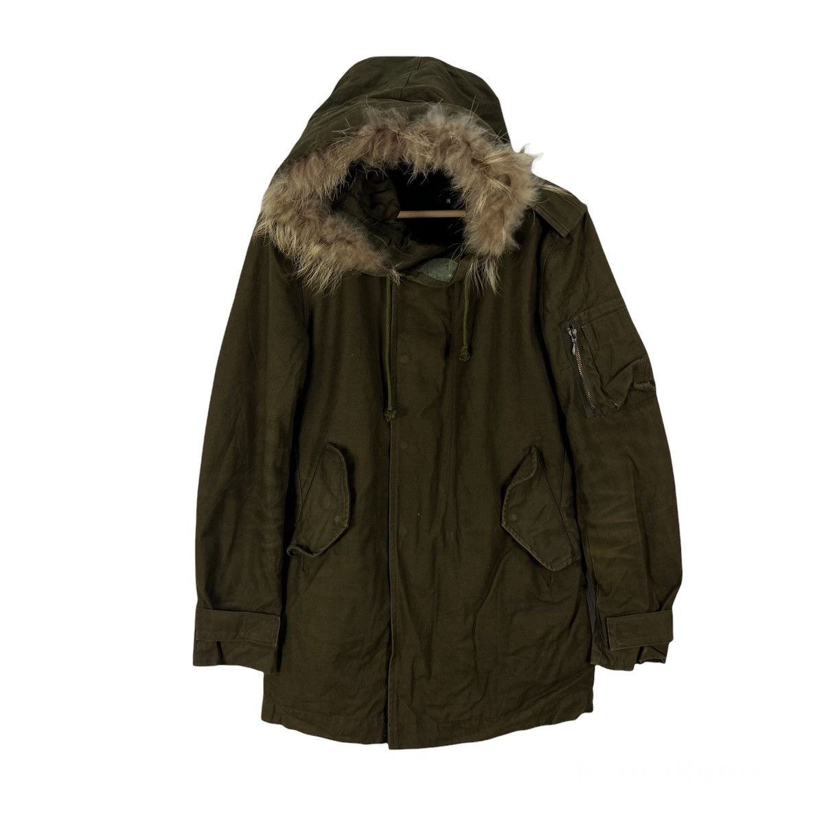 Other VINTAGE REATS TAILOR ZAZOUS MINK FUR HOODIE CARGO JACKET Size US M / EU 48-50 / 2 - 1 Thumbnail