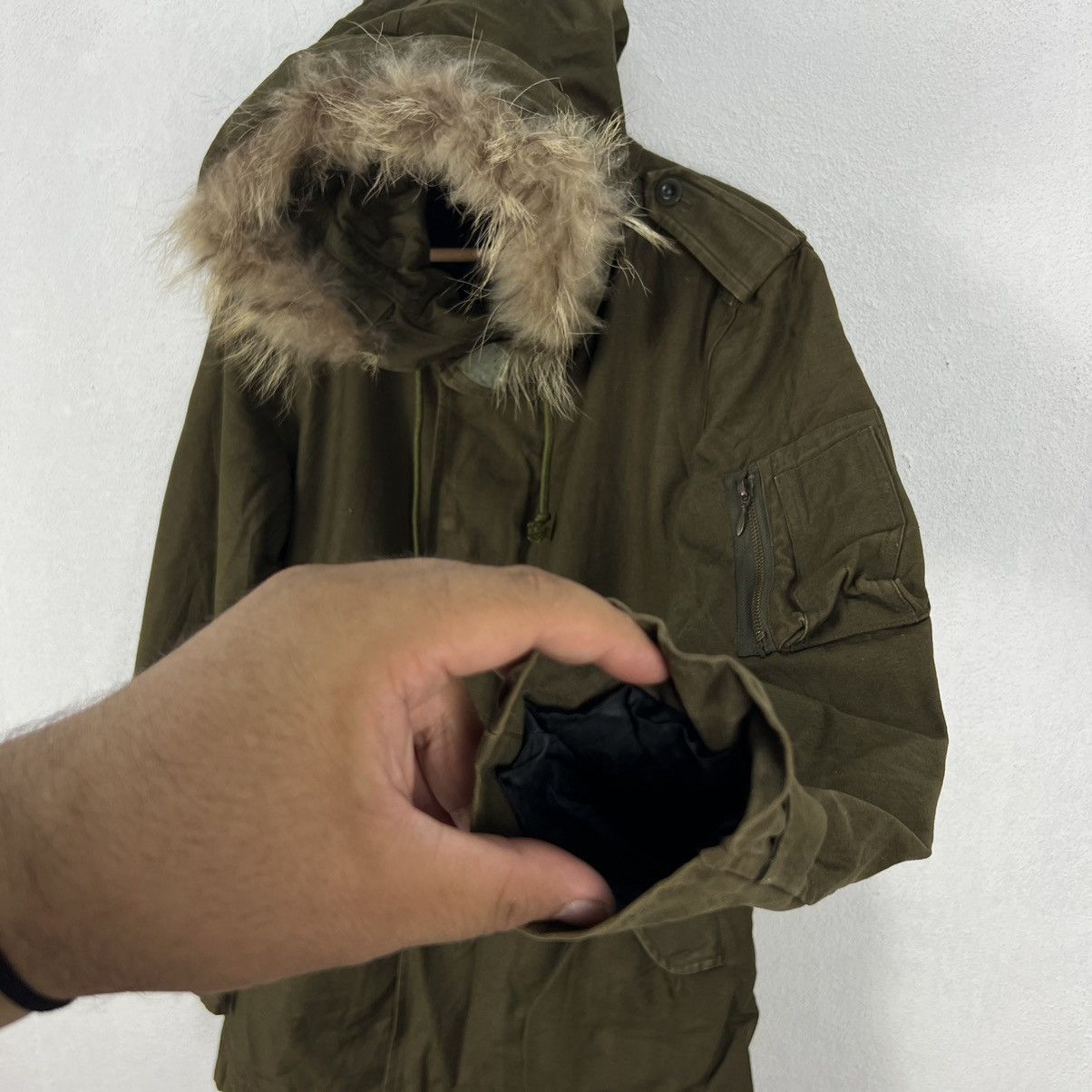 Other VINTAGE REATS TAILOR ZAZOUS MINK FUR HOODIE CARGO JACKET Size US M / EU 48-50 / 2 - 6 Thumbnail